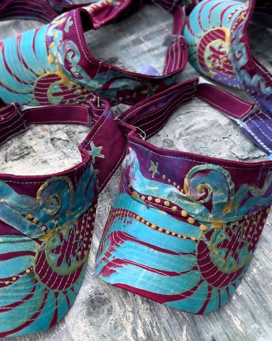 Batik Sun Visor Hats - Handcrafted Process