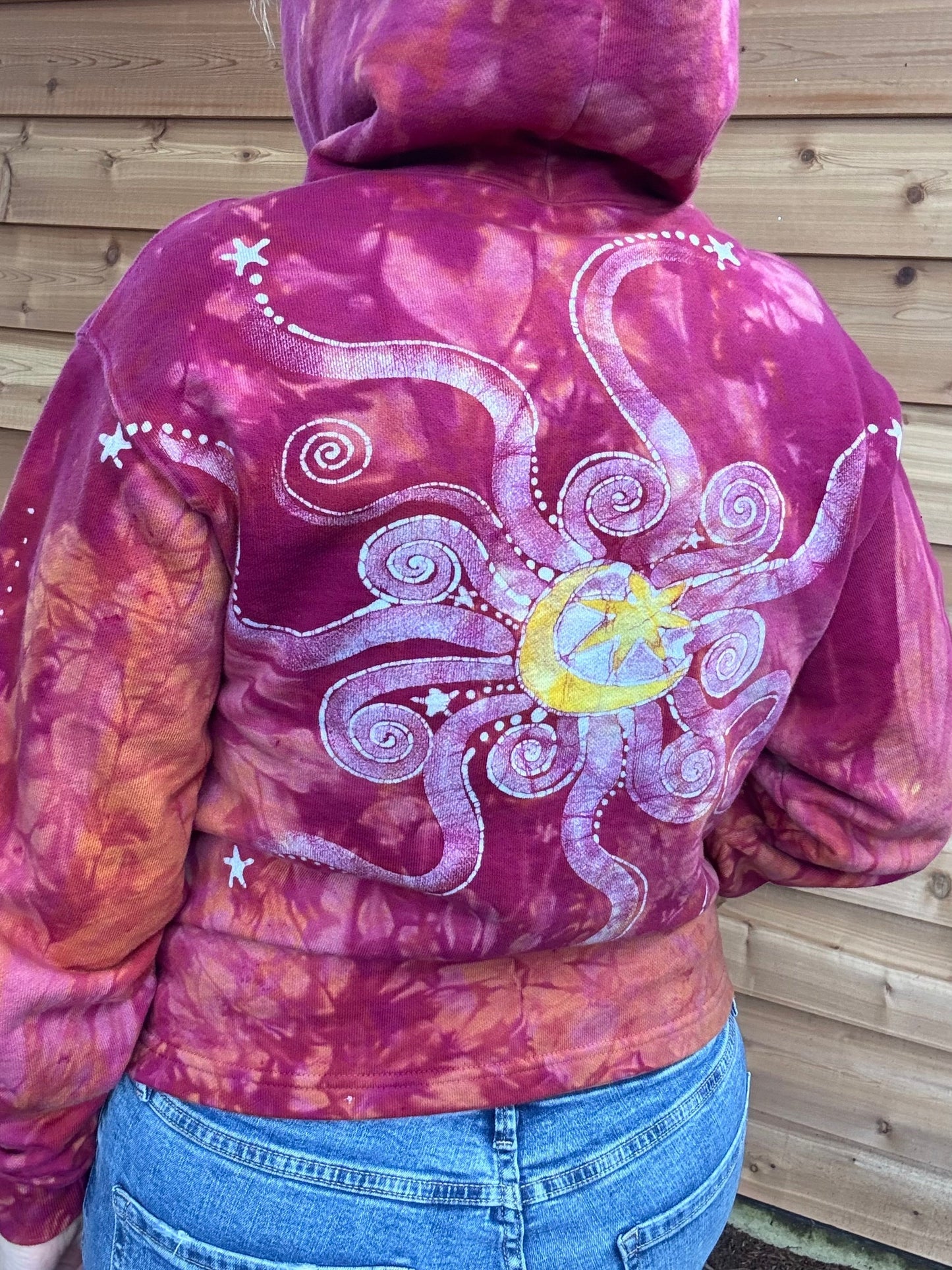 A Day At The Beach - Pullover Batikwalla Hoodie - One Size SALE BASKET SPECIAL hoodie batikwalla