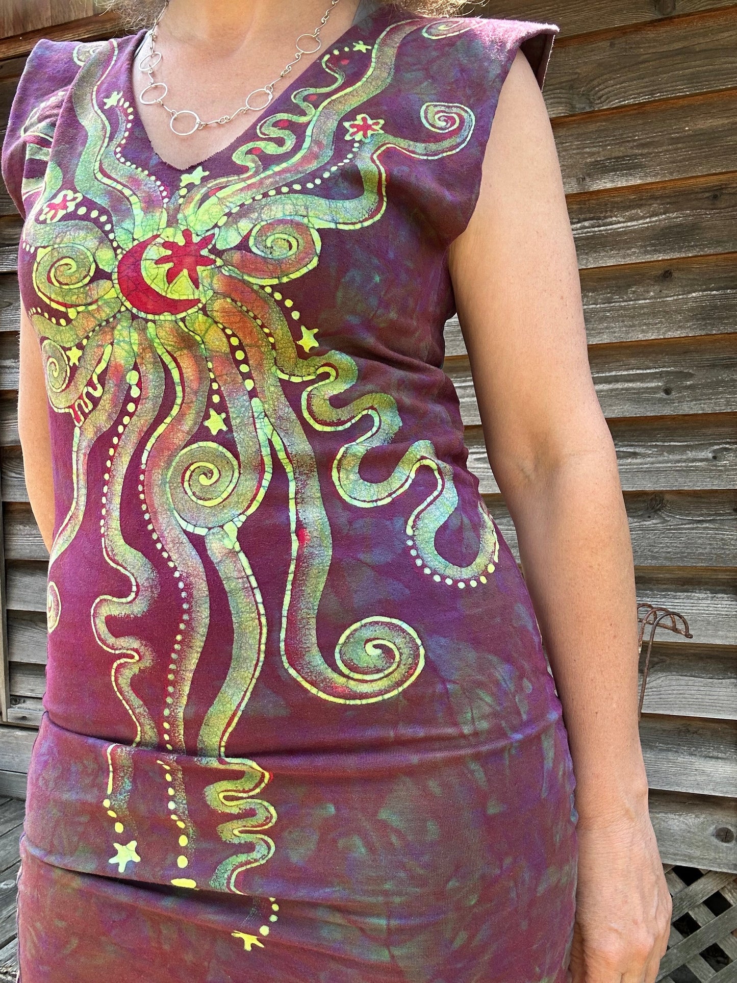 Sunrise Sunset Tribal Dance Tube Dress - Sale Basket - One Size Batik Dresses Batikwalla