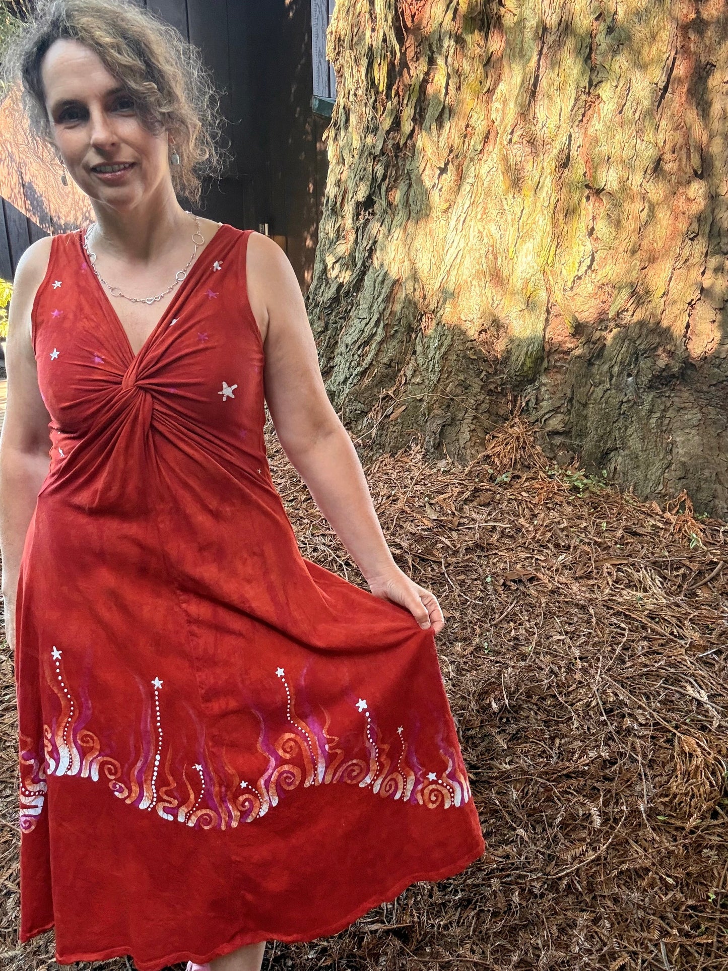 Ember Tide Batik Dress Batikwalla by Victoria