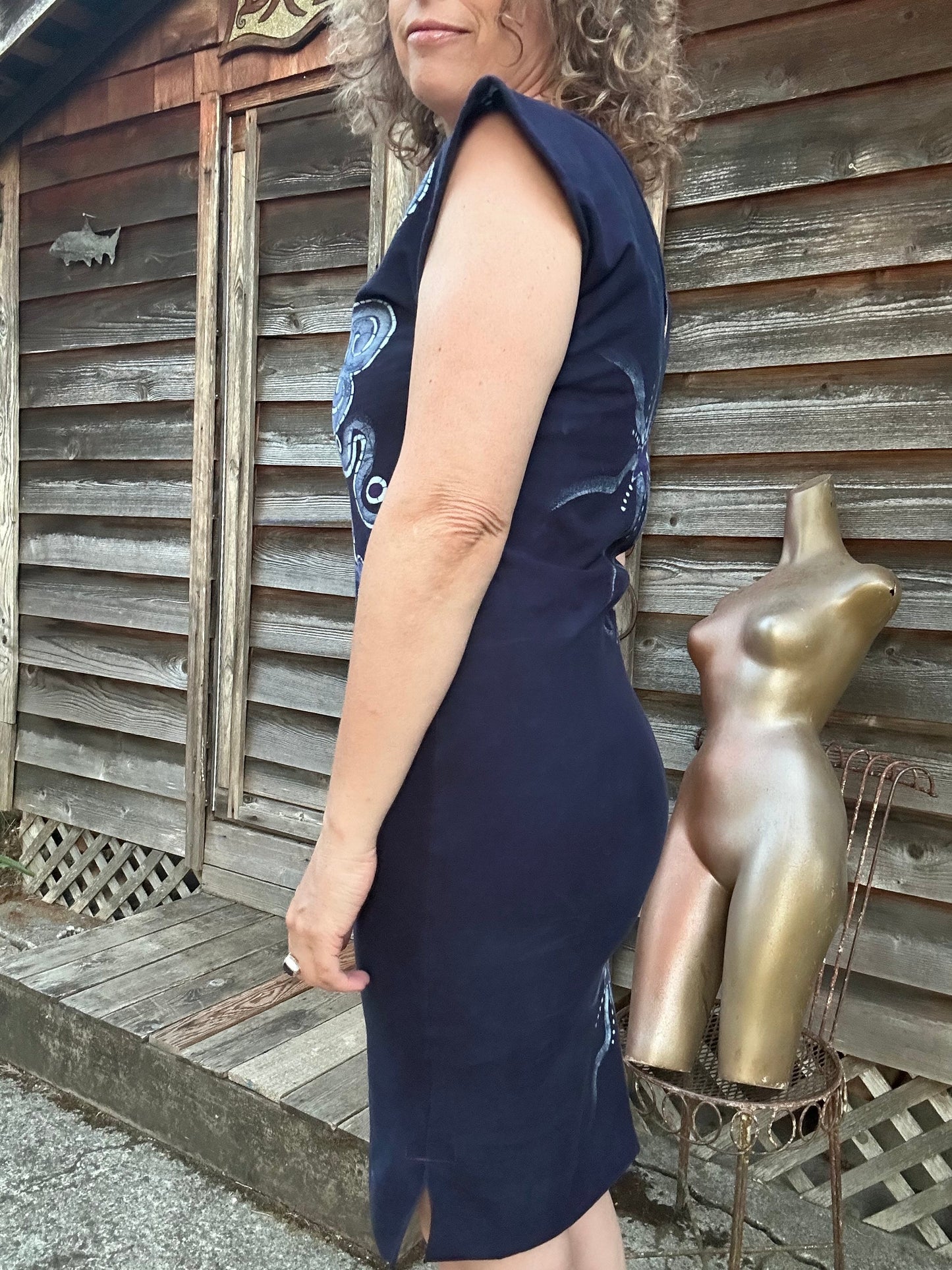 Midnight Stars Tribal Stretchy Tube Batik Dress Batik Dresses Batikwalla