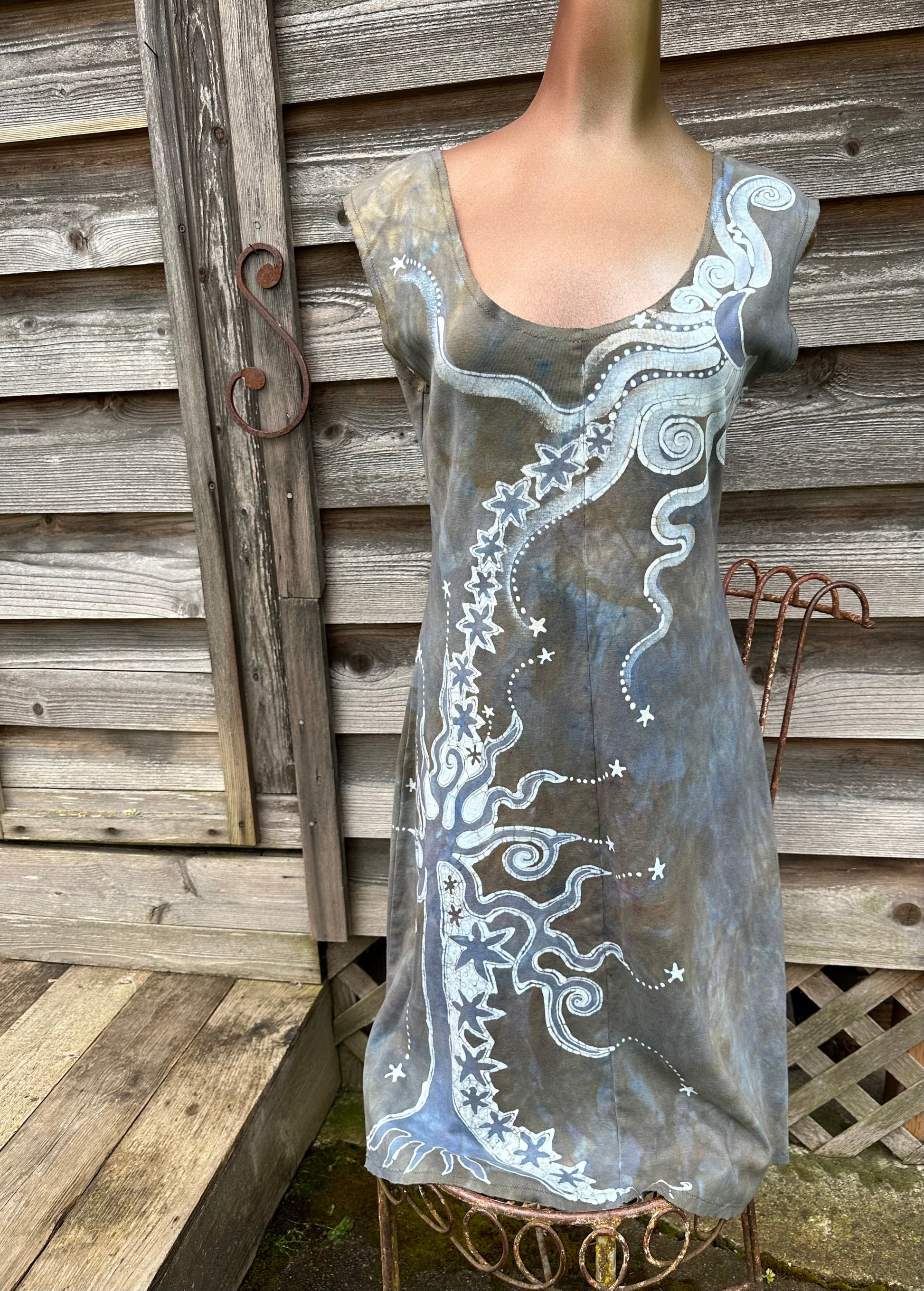 Sandstone Sun Handmade Batik Dress Batik Dresses Batikwalla Large