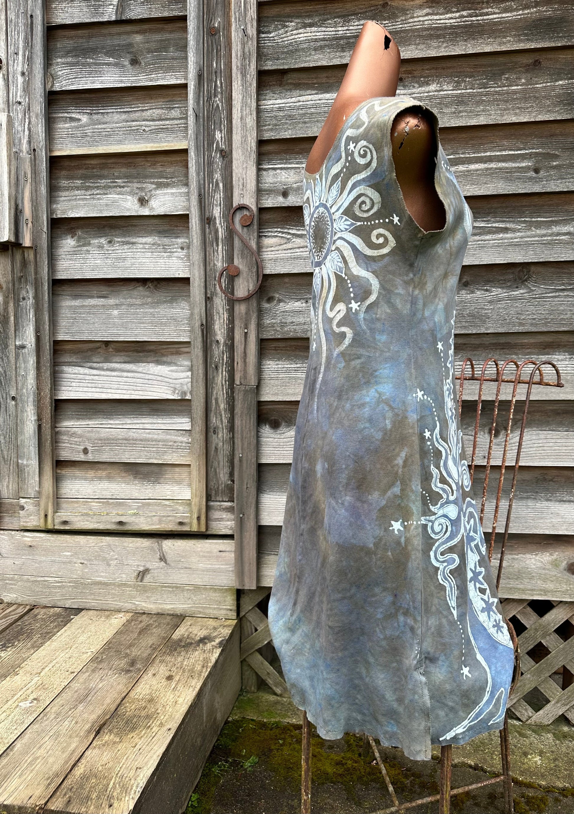 Sandstone Sun Handmade Batik Dress Batik Dresses Batikwalla