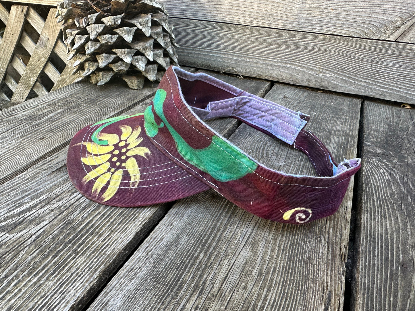 Sunflowers Sun Visor Hat Creative Ideas batikwalla