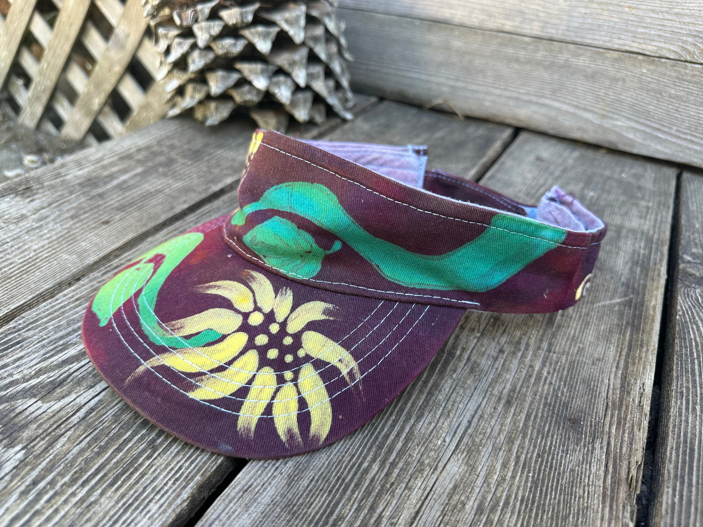 Sunflowers Sun Visor Hat Creative Ideas batikwalla