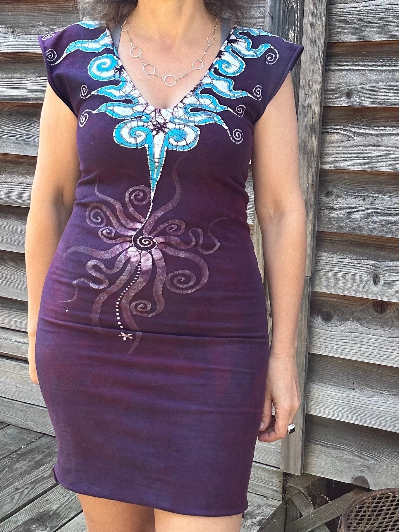 Ruby Sapphire Tribal Dance Tube Dress - Sale Basket - One Size Batik Dresses Batikwalla
