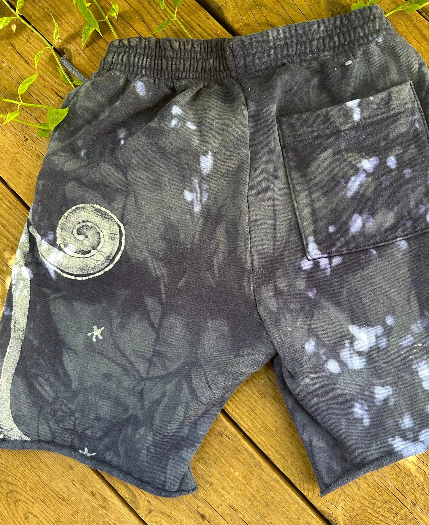 Galaxy Shorts - Dark Blue - Size Small ONLY Batikwalla by Victoria