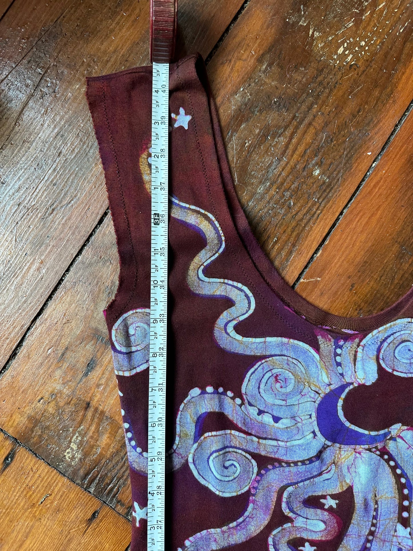 Under The Redwood Tree Handmade Batik Dress - Size M Batik Dresses Batikwalla