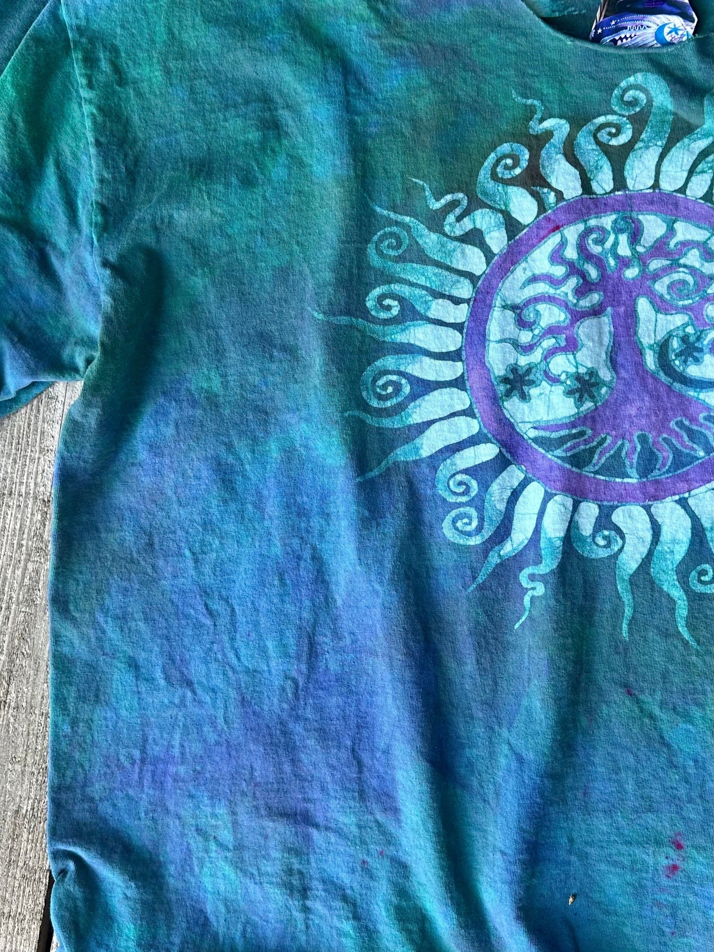 Tree of Life Sea Urchin Tee - Size 2X Shirts & Tops Batikwalla by Victoria