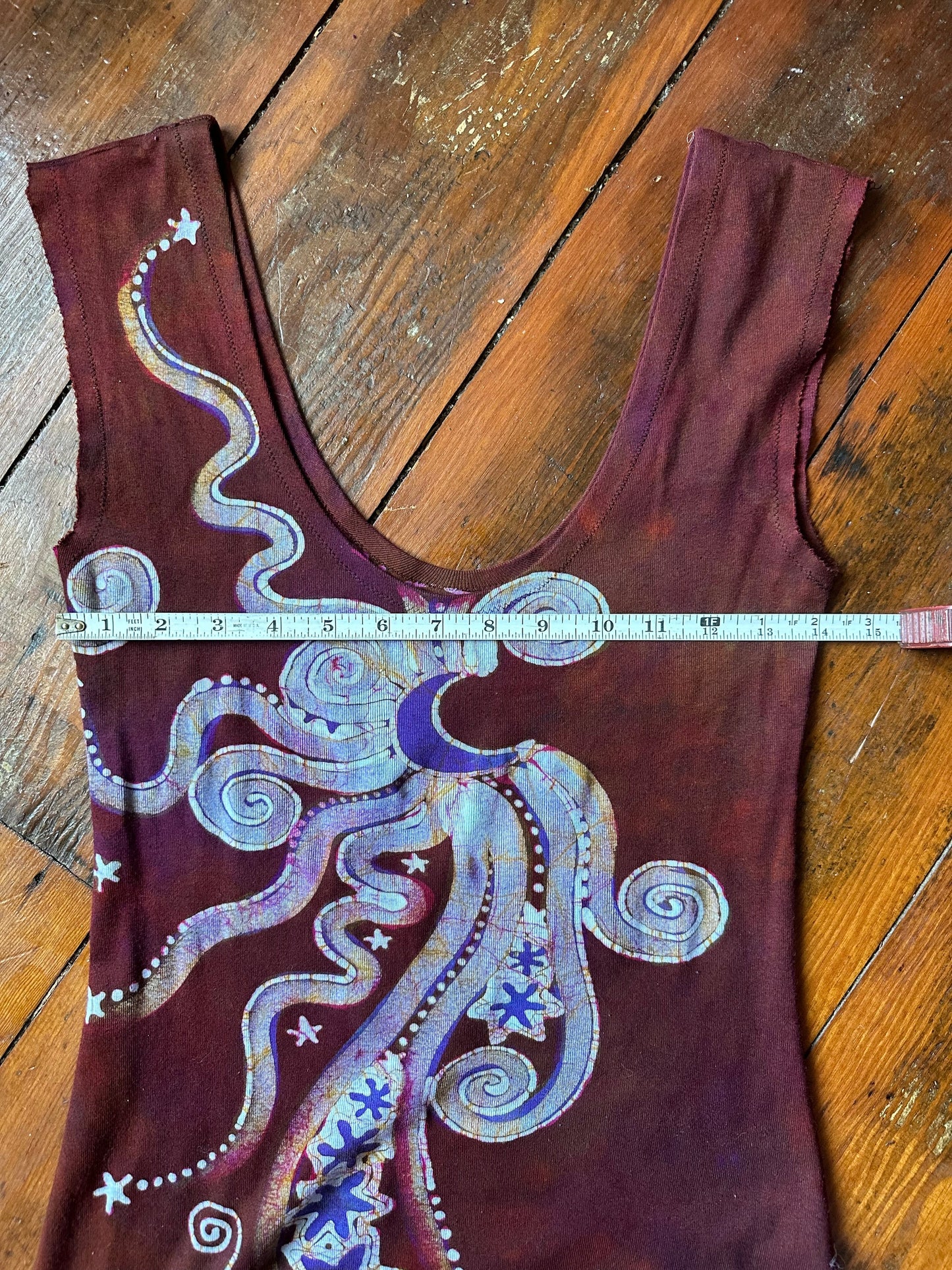 Under The Redwood Tree Handmade Batik Dress - Size M Batik Dresses Batikwalla