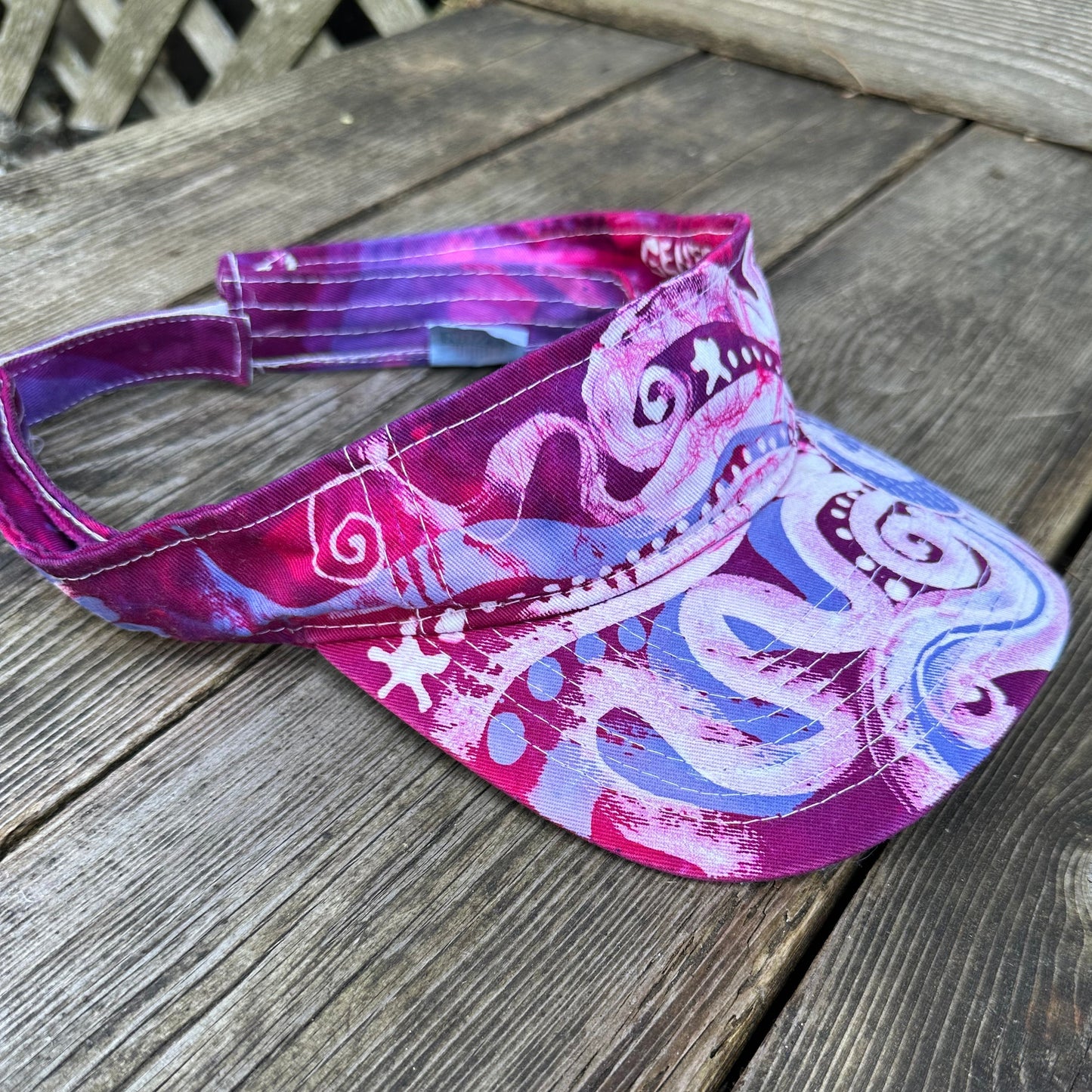 Berry Moon and Stars Sun Visor visor batikwalla
