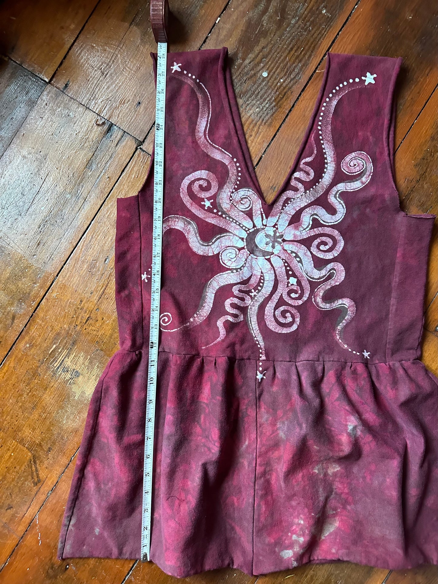 Redwood Hiker Organic Cotton Handmade Batik Tunic Tee Batik Dresses Batikwalla