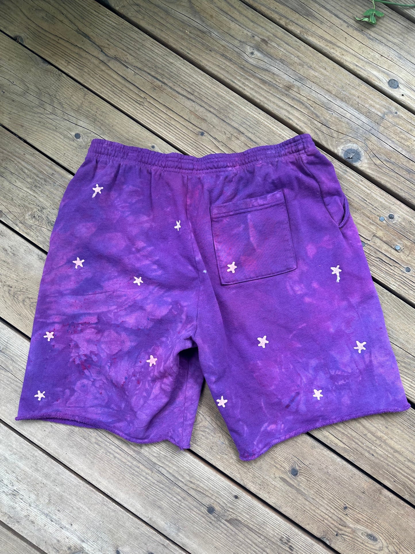 Comfy Cozy Galaxy Shorts - Magenta Moon Batikwalla by Victoria