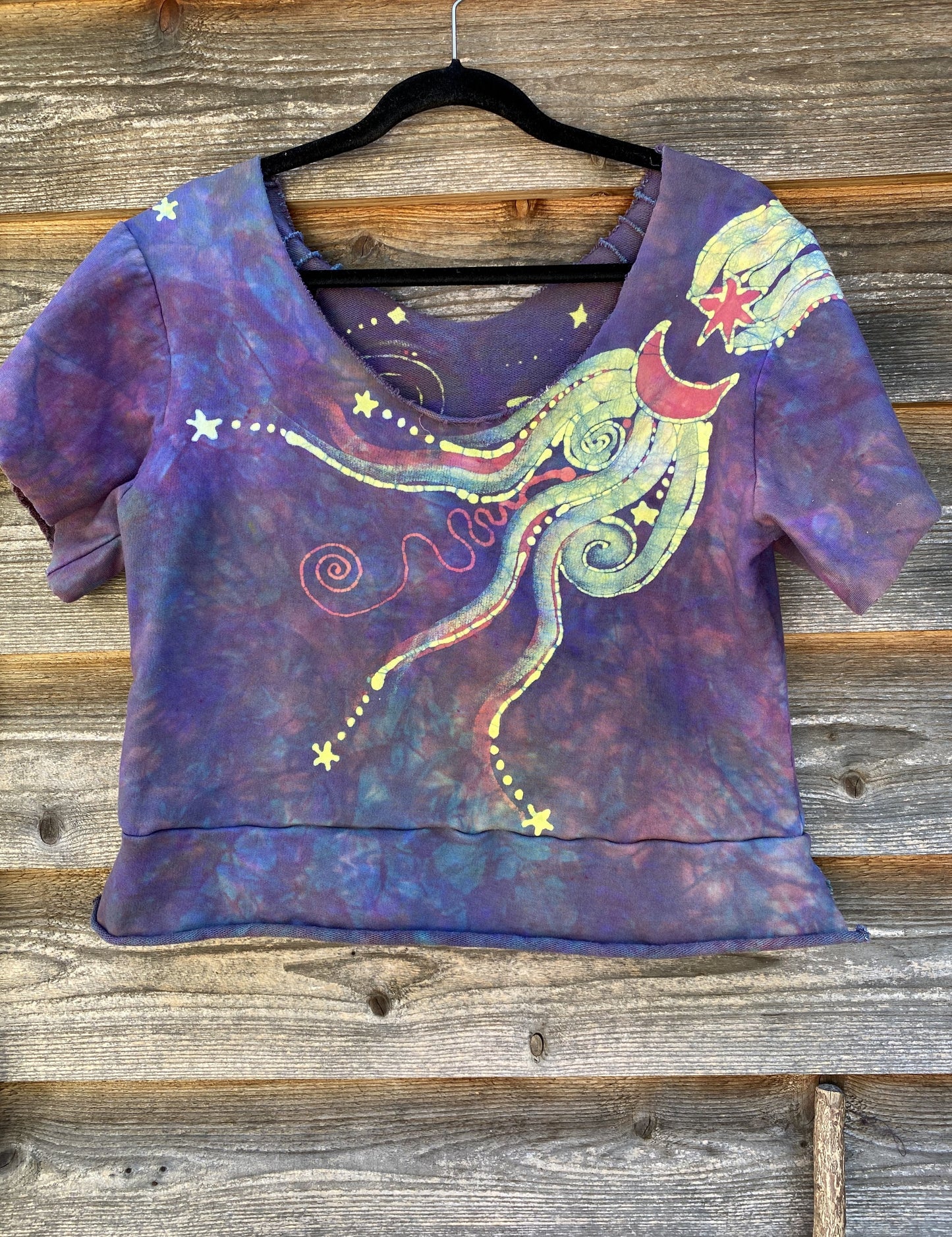 Pastel Marshmellow Organic Cotton Handmade Batik Top - Medium Batik Dresses Batikwalla