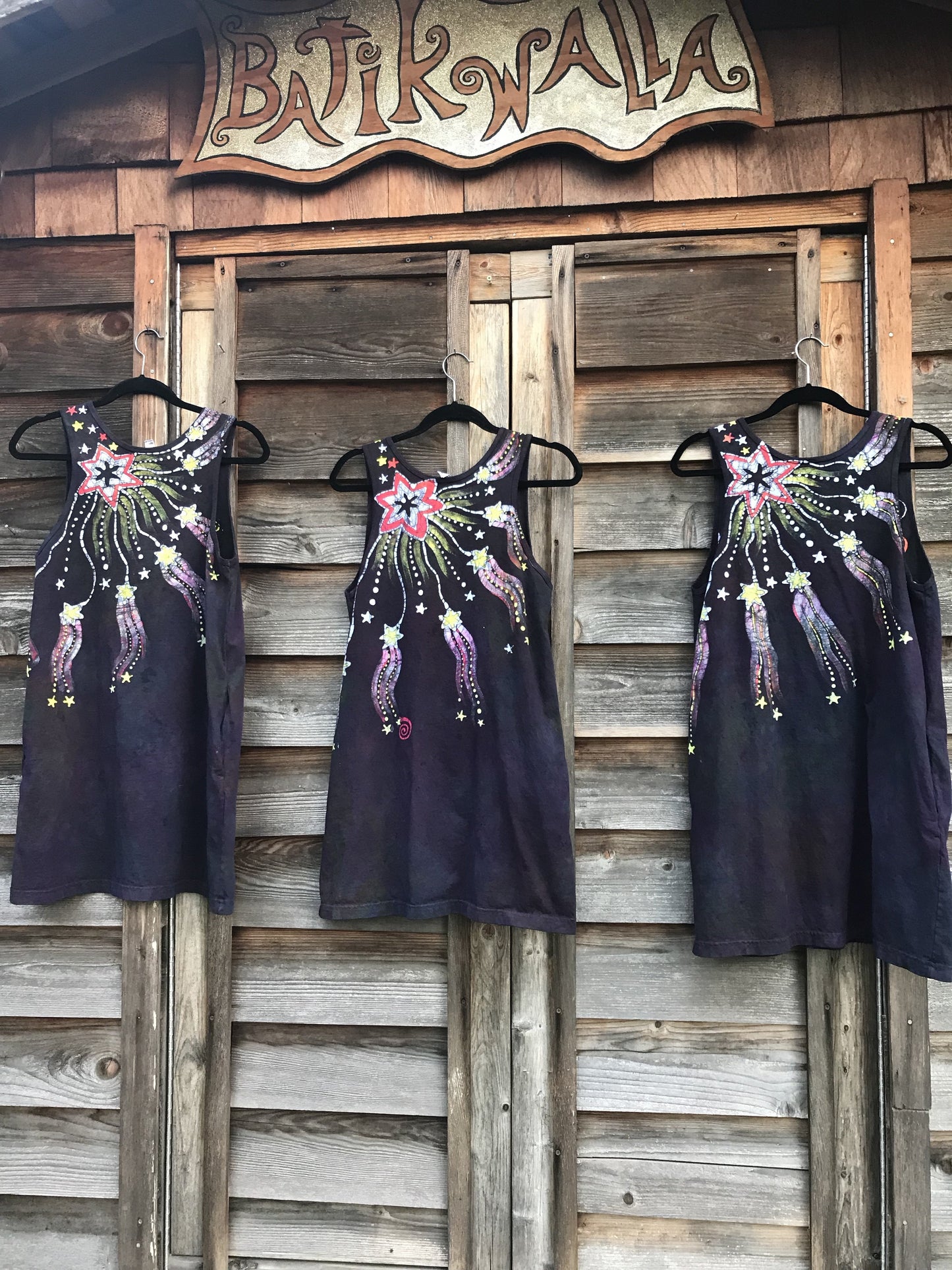 The City at Night Summer Dress Batik Dresses Batikwalla by Victoria