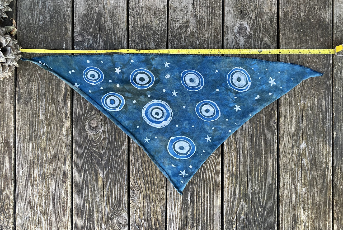 Wild Blueberries Handmade Batik Bandana / Scarf scarf batikwalla