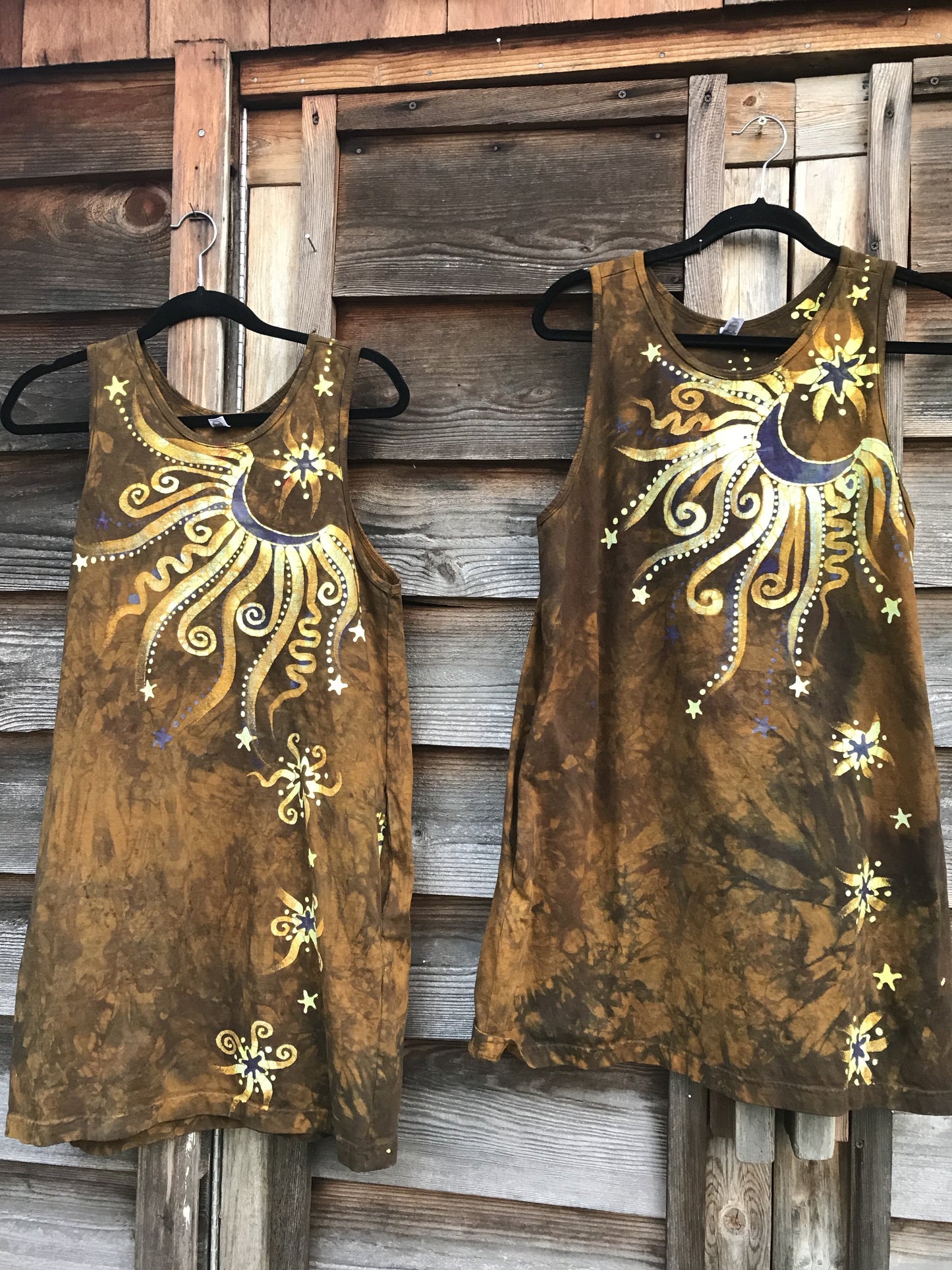 Gold Rush Summer Dress Batik Dresses Batikwalla by Victoria