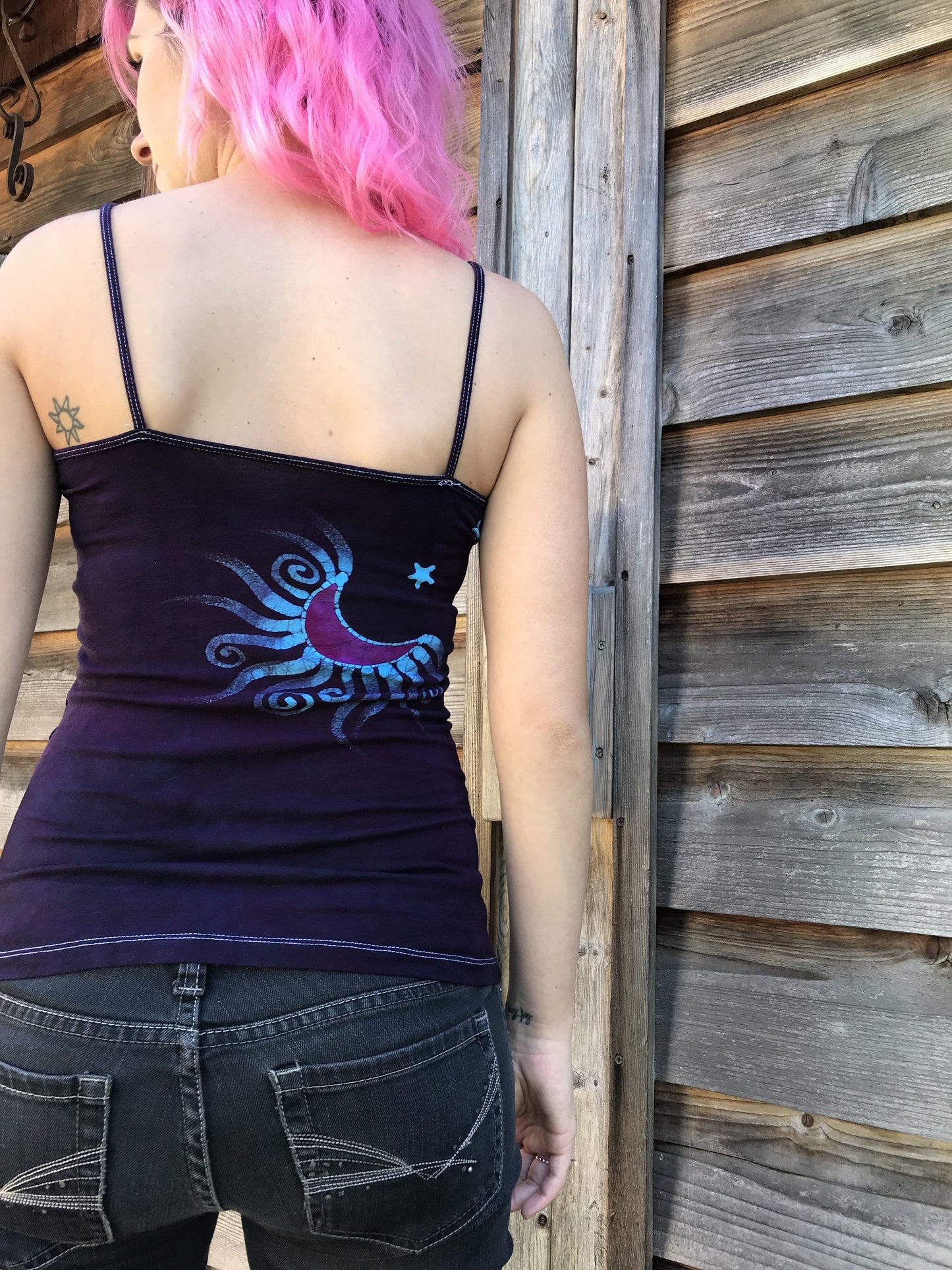 Midnight Mystic Yoga Camisole Tops batikwalla