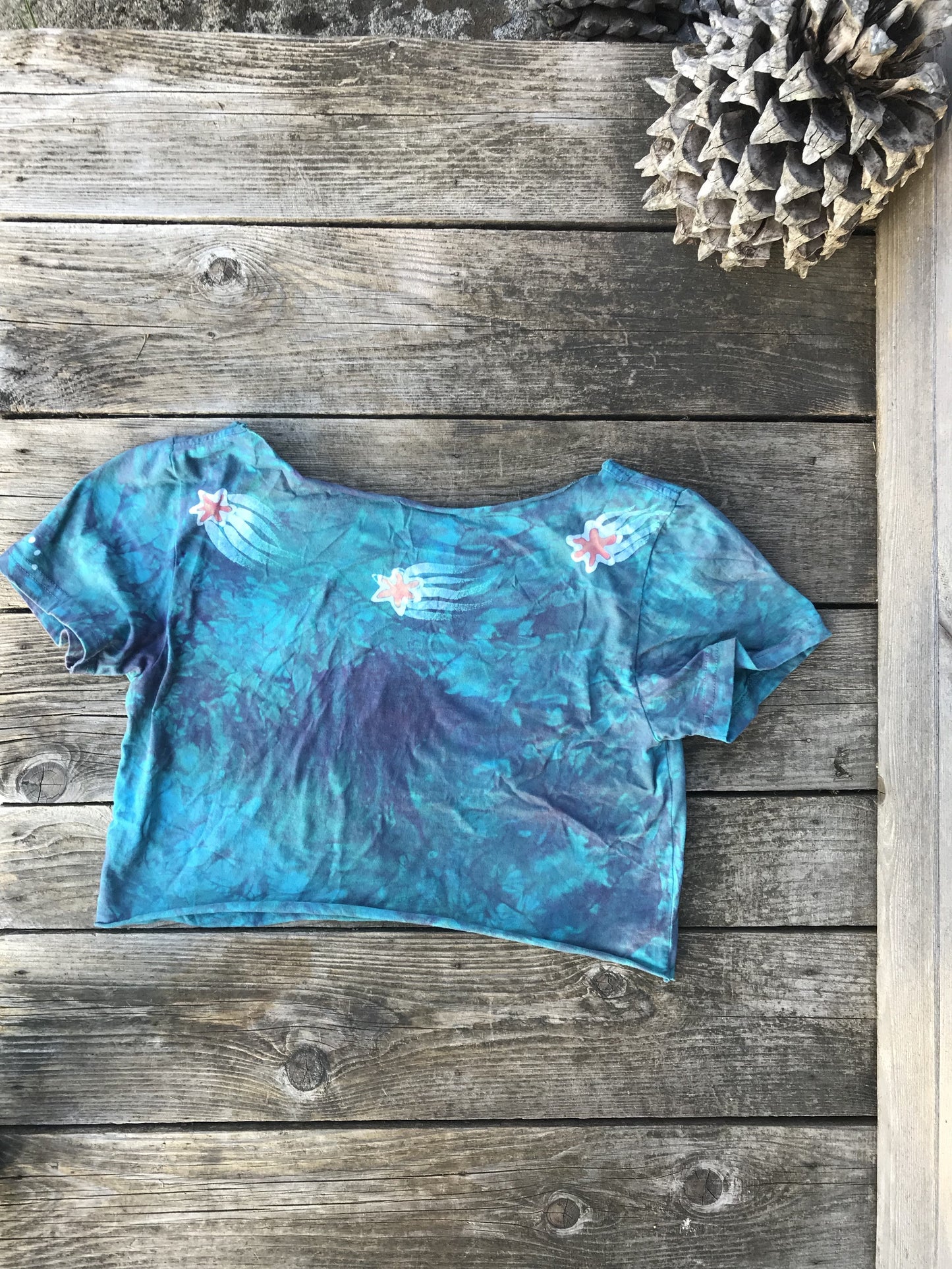 Blue Lagoon Crop Top Batikwalla by Victoria