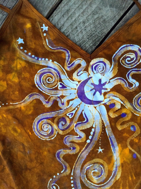 Golden Moon Goddess Long Summer Camisole - Batikwalla
- 3