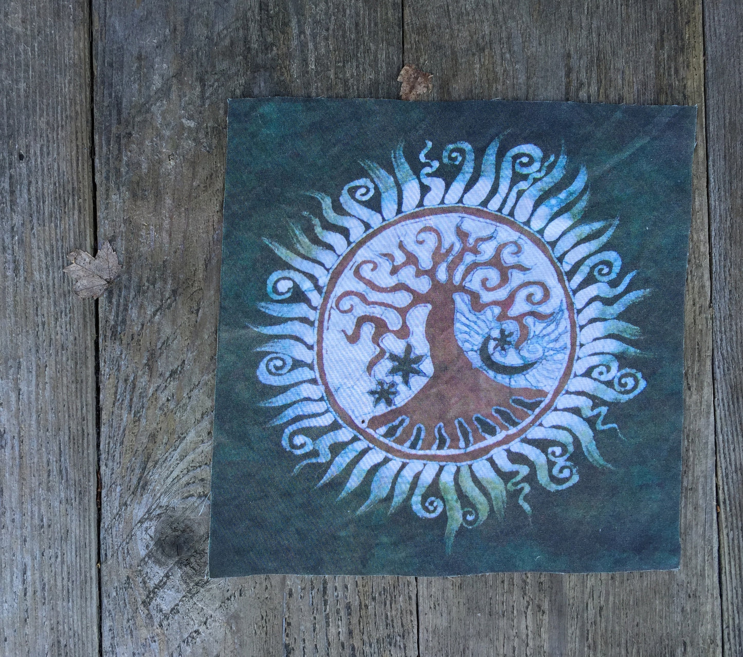 Forest Green Tree of Life Batik Print Patch - Batikwalla
- 2
