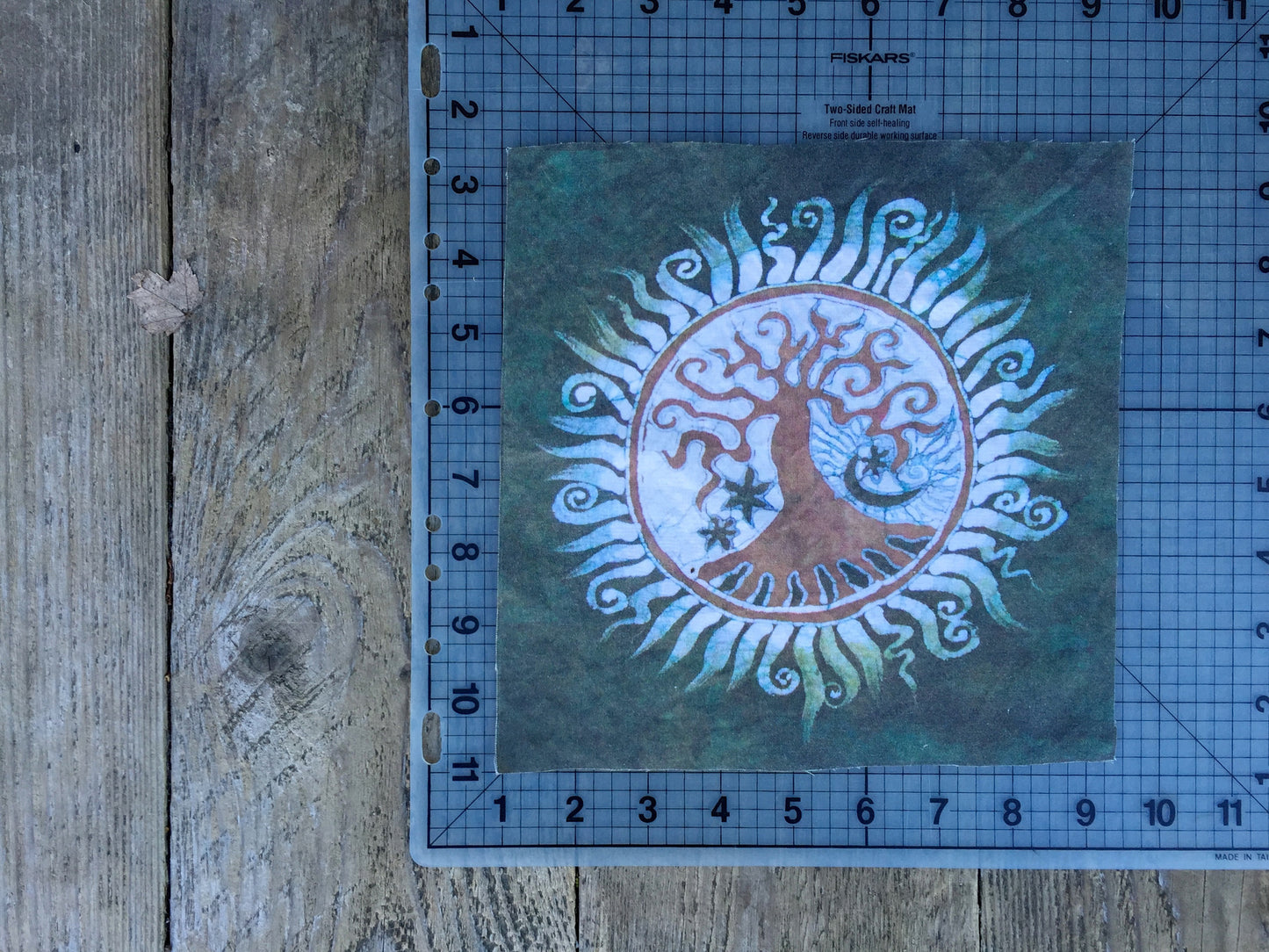 Forest Green Tree of Life Batik Print Patch - Batikwalla
- 3