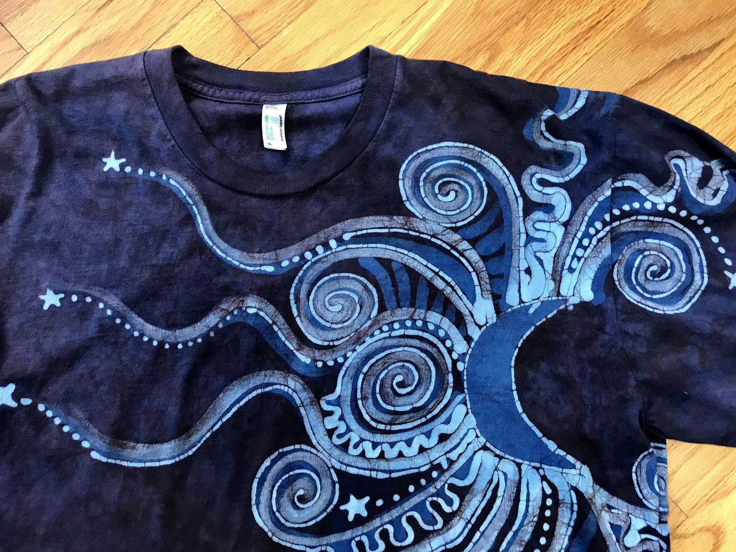 Dreams By Moonlight Long Sleeve Batik Tshirt