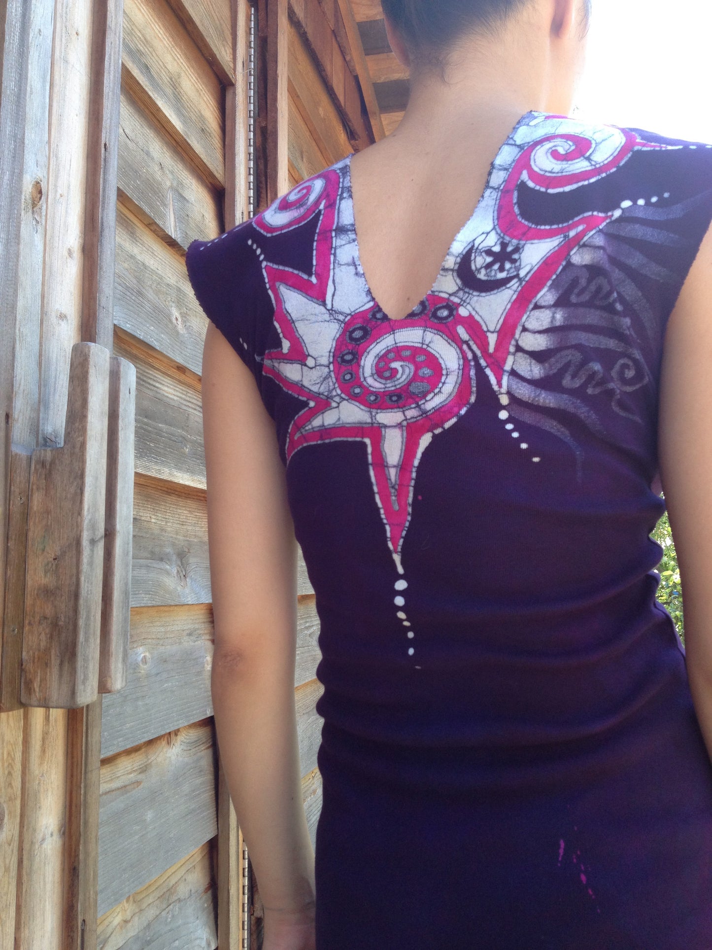 Sweet Reminder Pink and Navy Batik Dress - Batikwalla
- 6