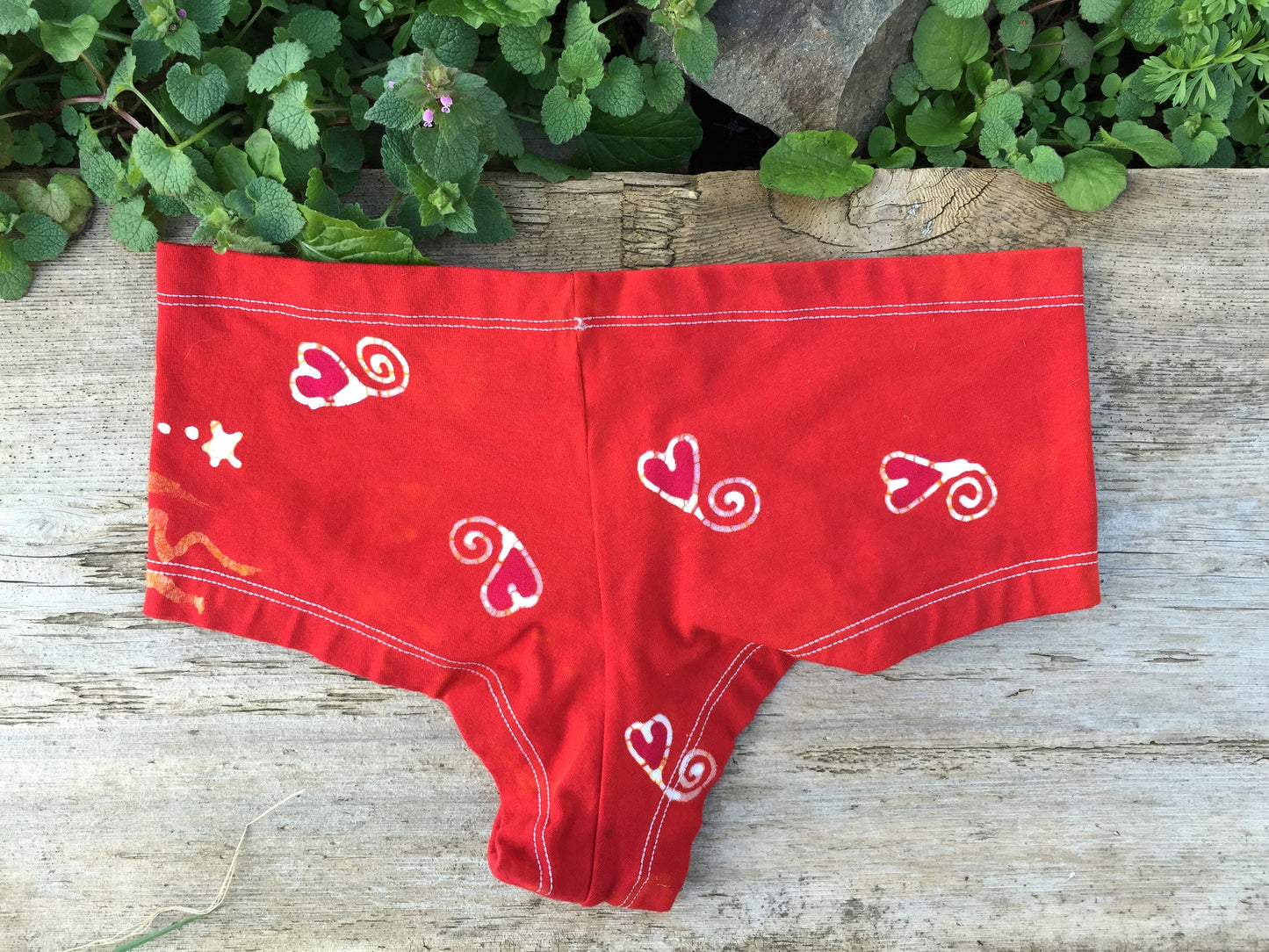 Orange Crush Batik Boyshort Undies - Size Small - Batikwalla
- 6