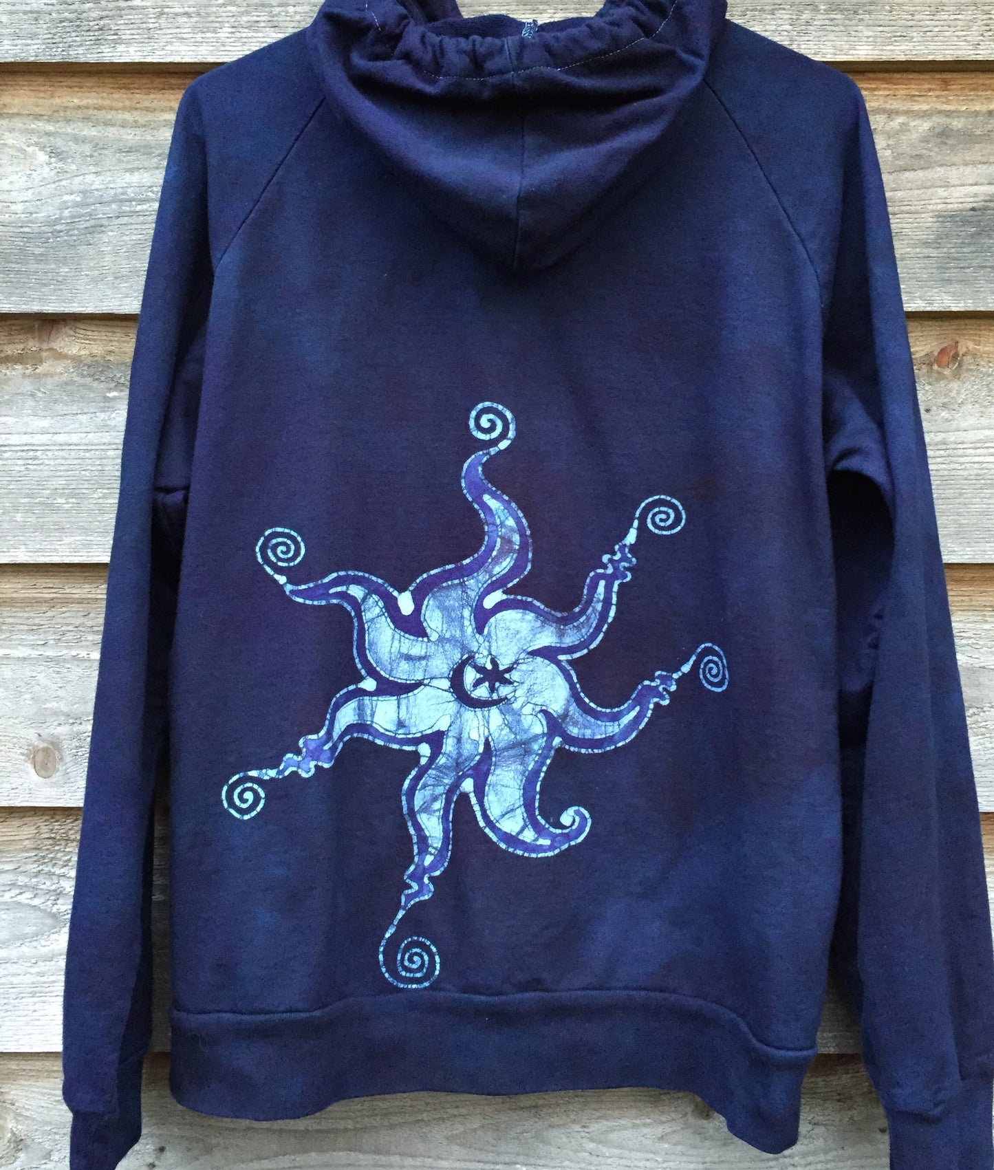 Very Formal Tuxedo Swirls Handmade Batik Hoodie - Batikwalla
- 4