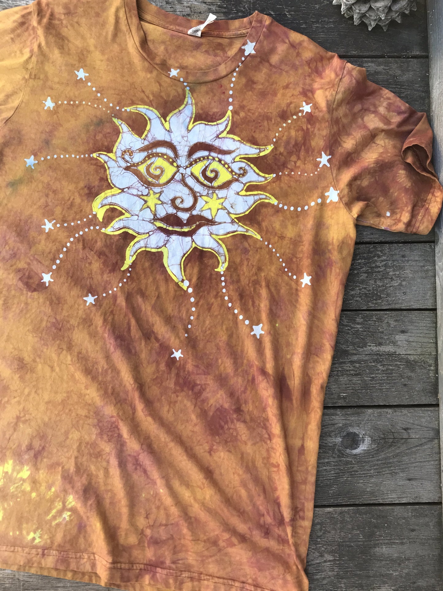 Sunshine Joy Handmade Batikwalla Tshirt - Size 2X - Tall