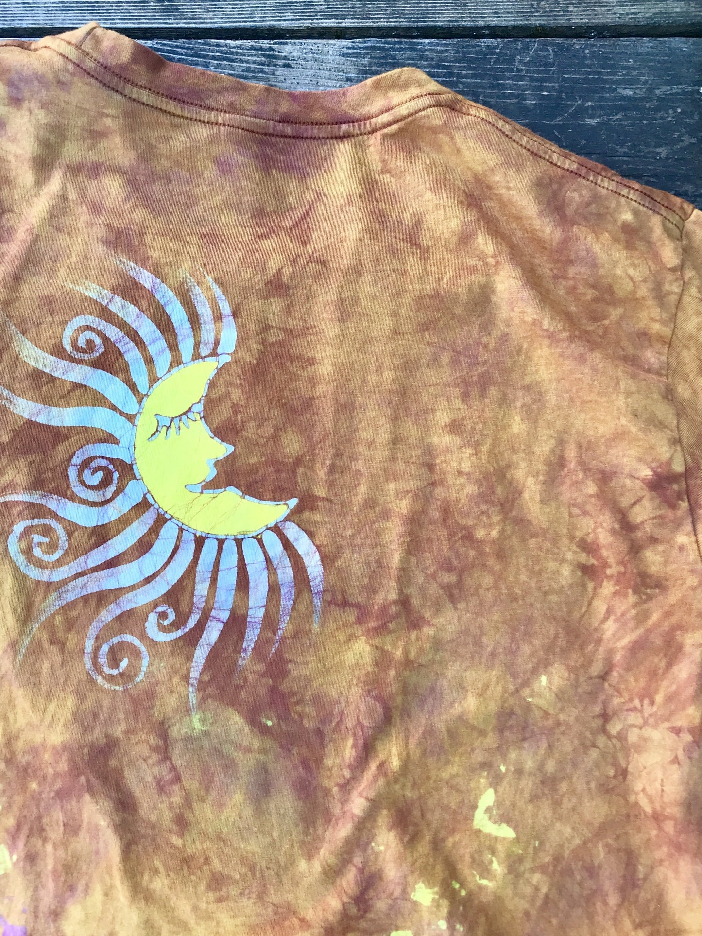 Sunshine Joy Handmade Batikwalla Tshirt - Size 2X - Tall