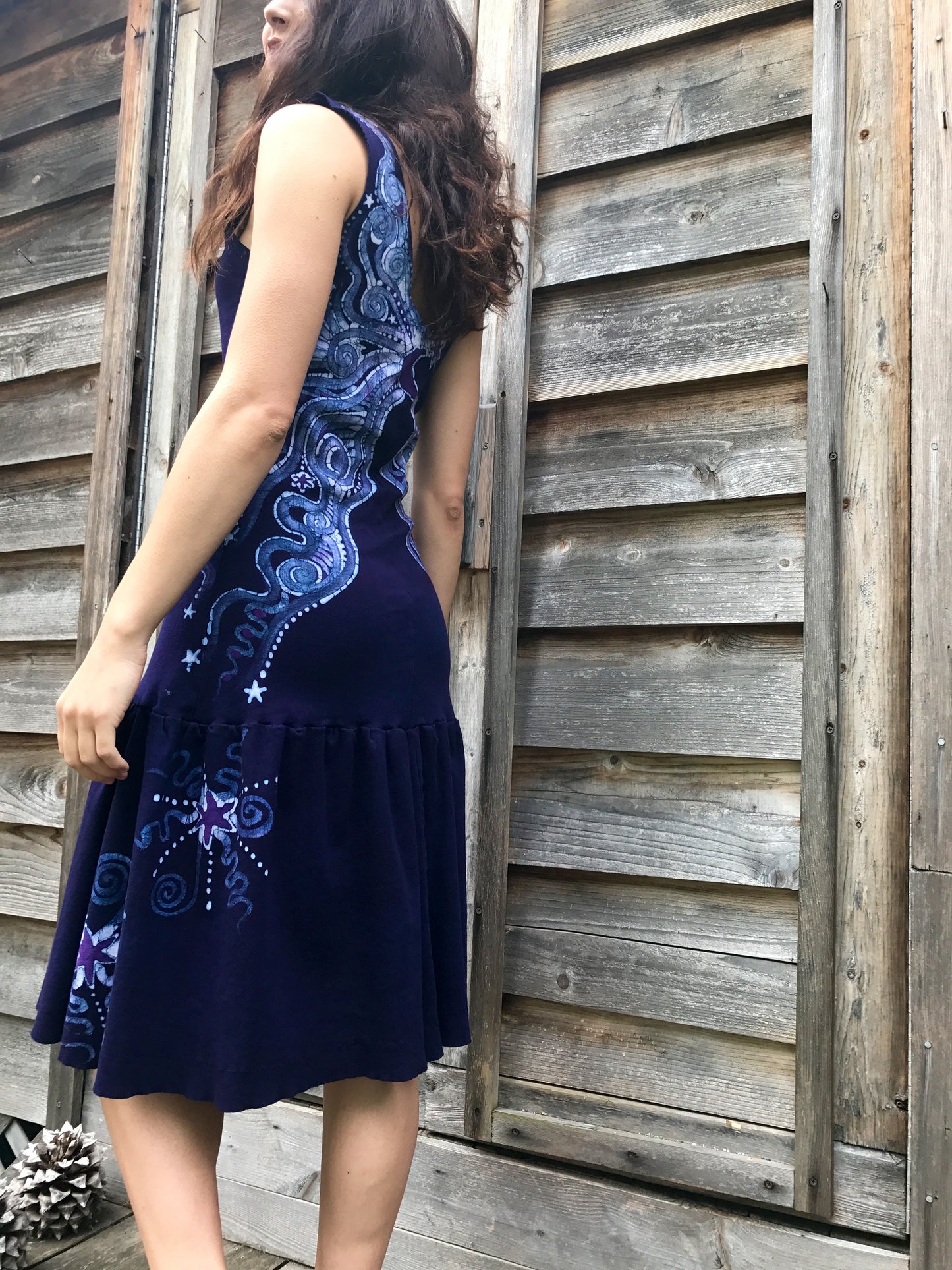 Guardian Of The Moonlight Batikwalla Dress in Organic Cotton - Size Small