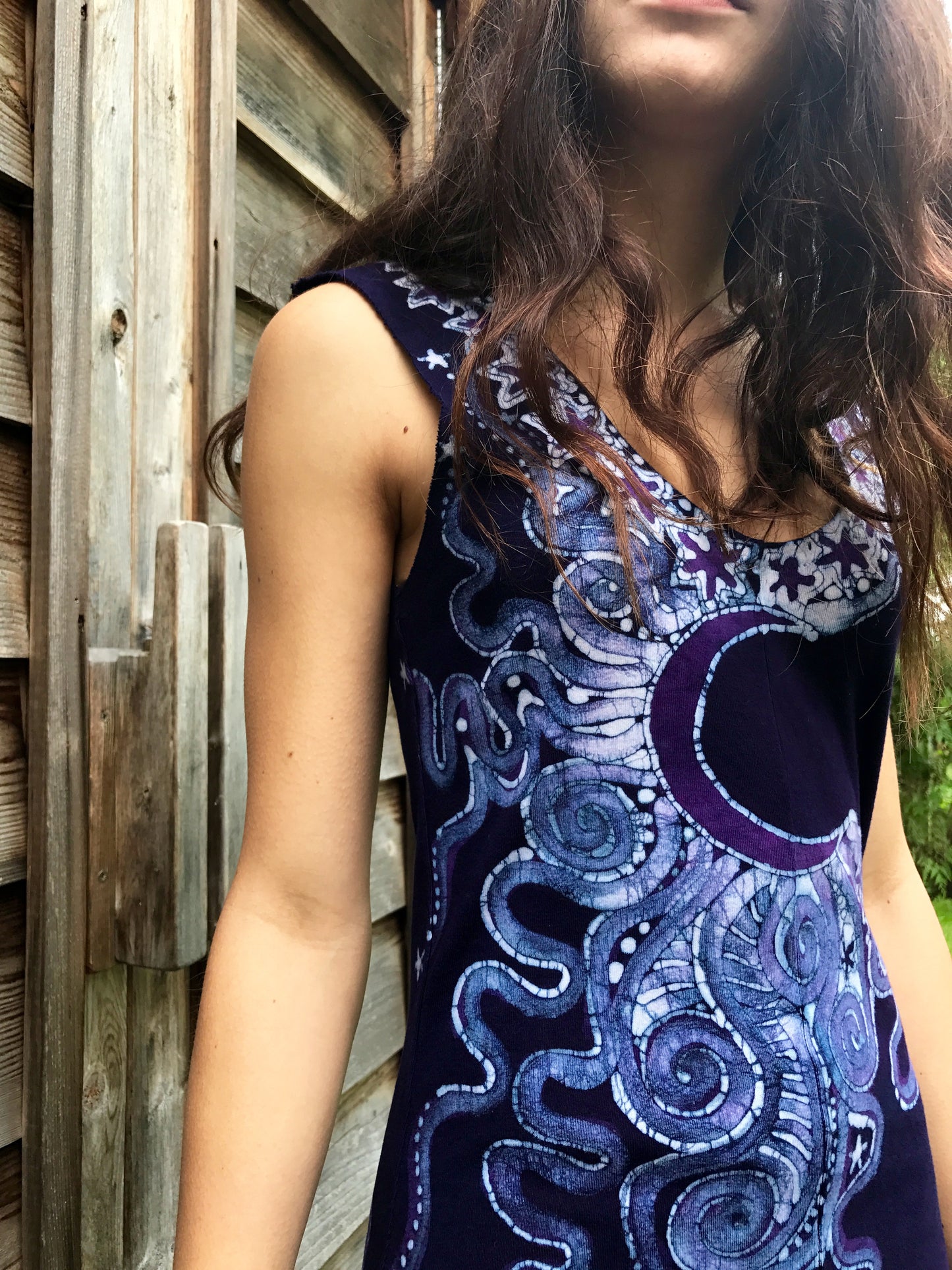 Guardian Of The Moonlight Batikwalla Dress in Organic Cotton - Size Small