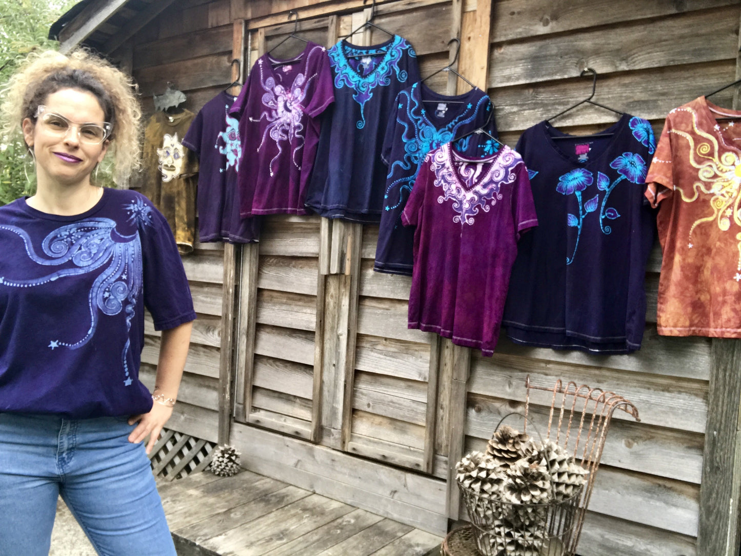 Pura Vida Moonlight Handmade Batikwalla Tshirt - Size XL