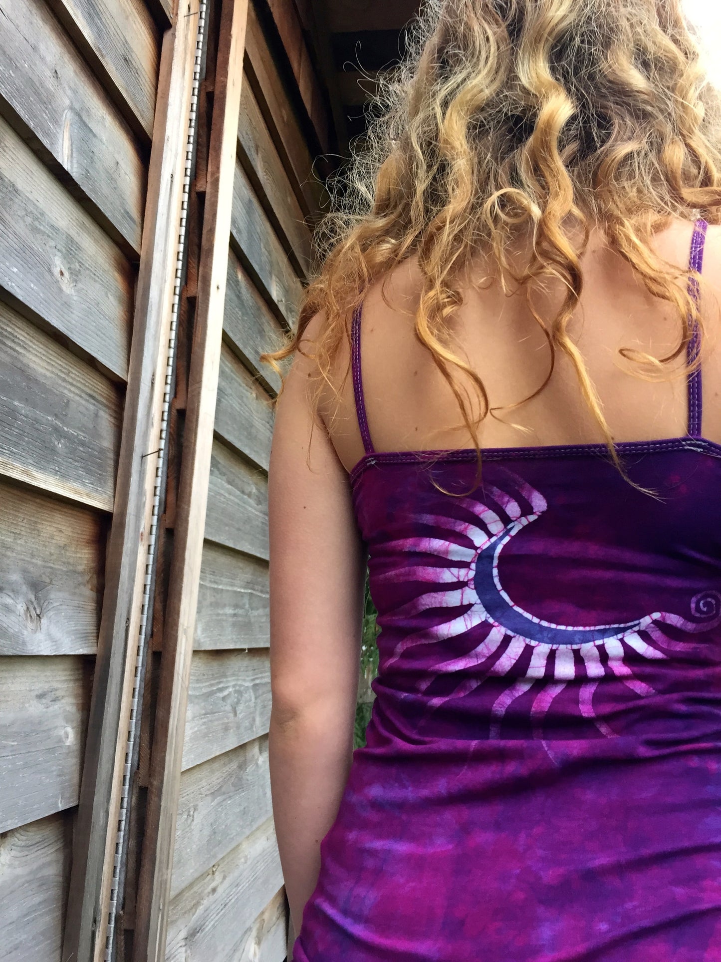 Magenta Moondance Stretchy Batik Camisole - Medium - Batikwalla
- 4