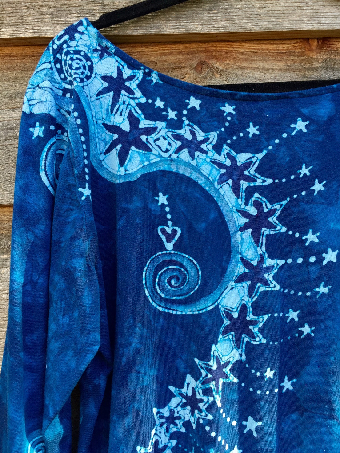 Blue Tree of Life Long Sleeve Batik Dress - Batikwalla
- 7