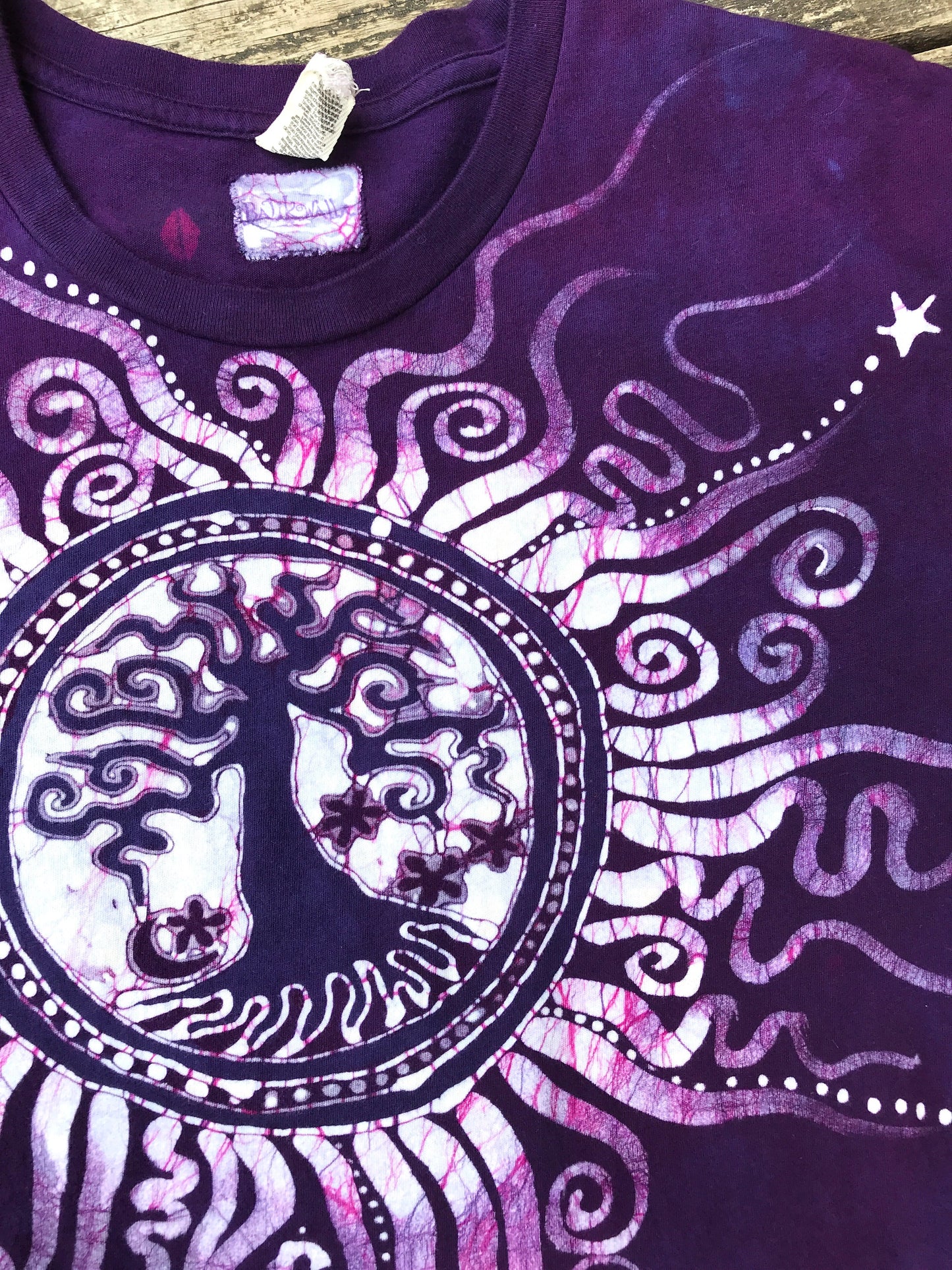 Mulberry Tree of Life - Handmade Batik Tshirt