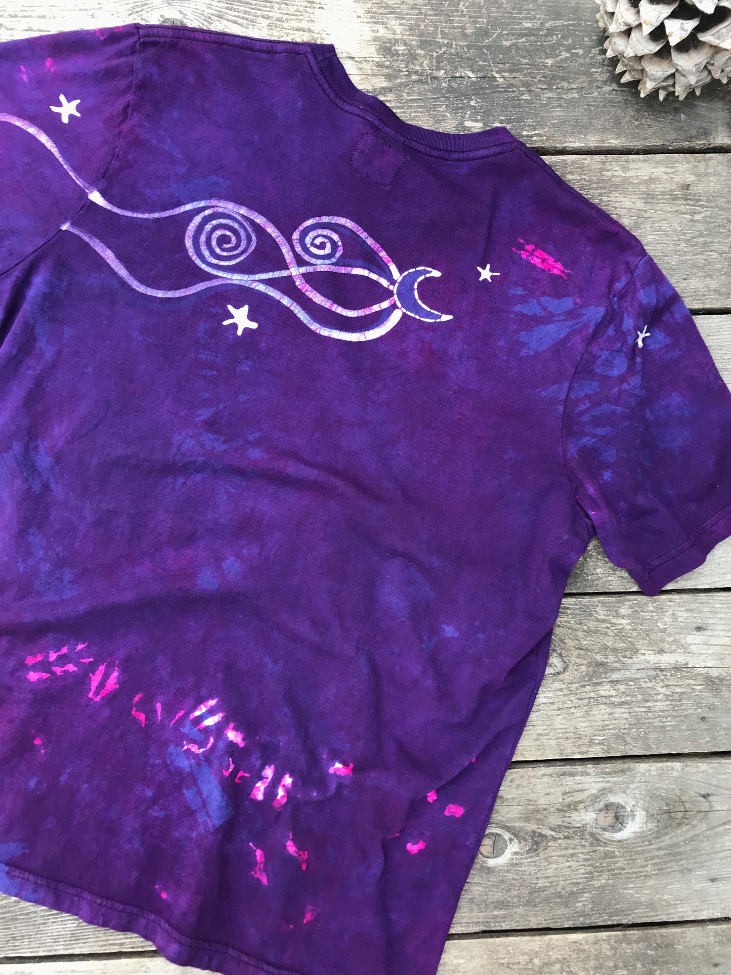 Mulberry Tree of Life - Handmade Batik Tshirt