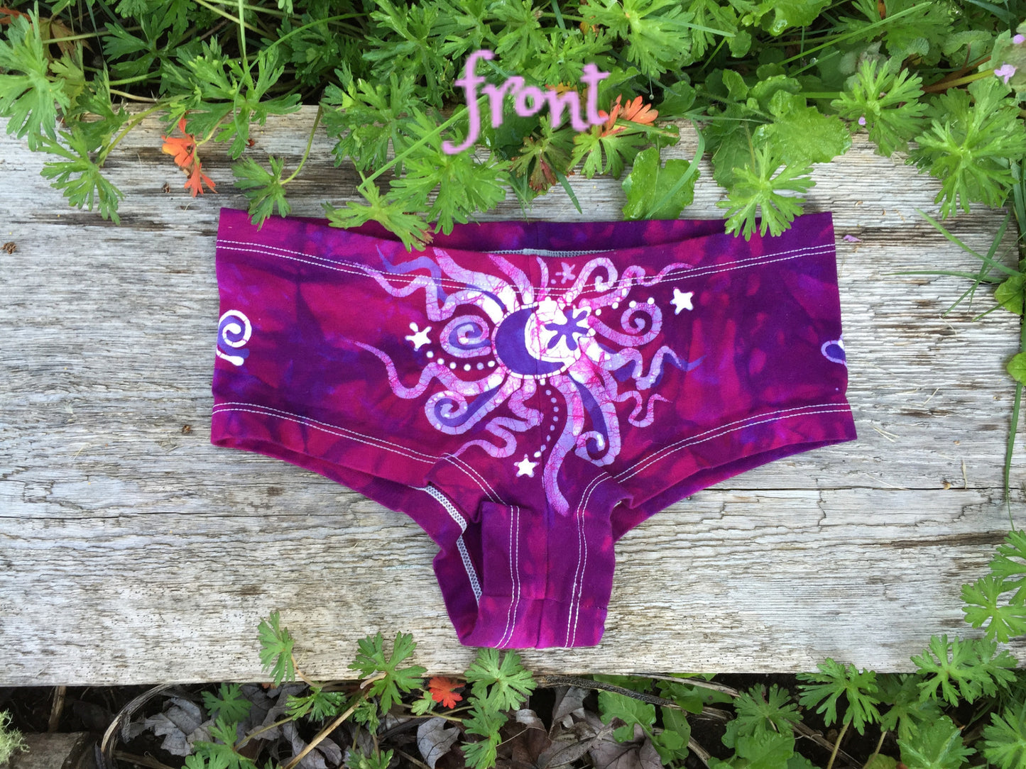Fuchsia Moon Batik Boyshort Undies - Batikwalla
- 5