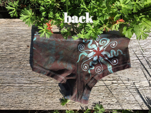 Moonlight Moss Batik Bootyshort Undies - Size M - Batikwalla
- 6
