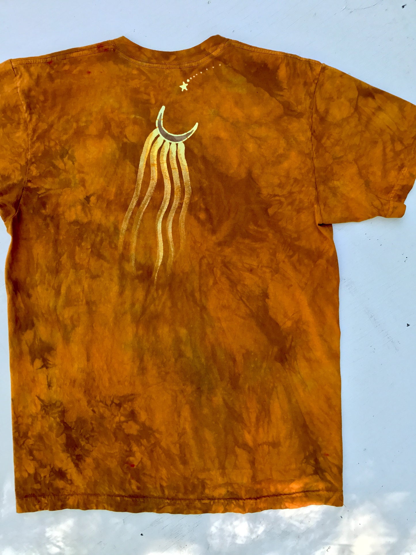 Sunshine Eclipse Handmade Batikwalla Tshirt - Size Large