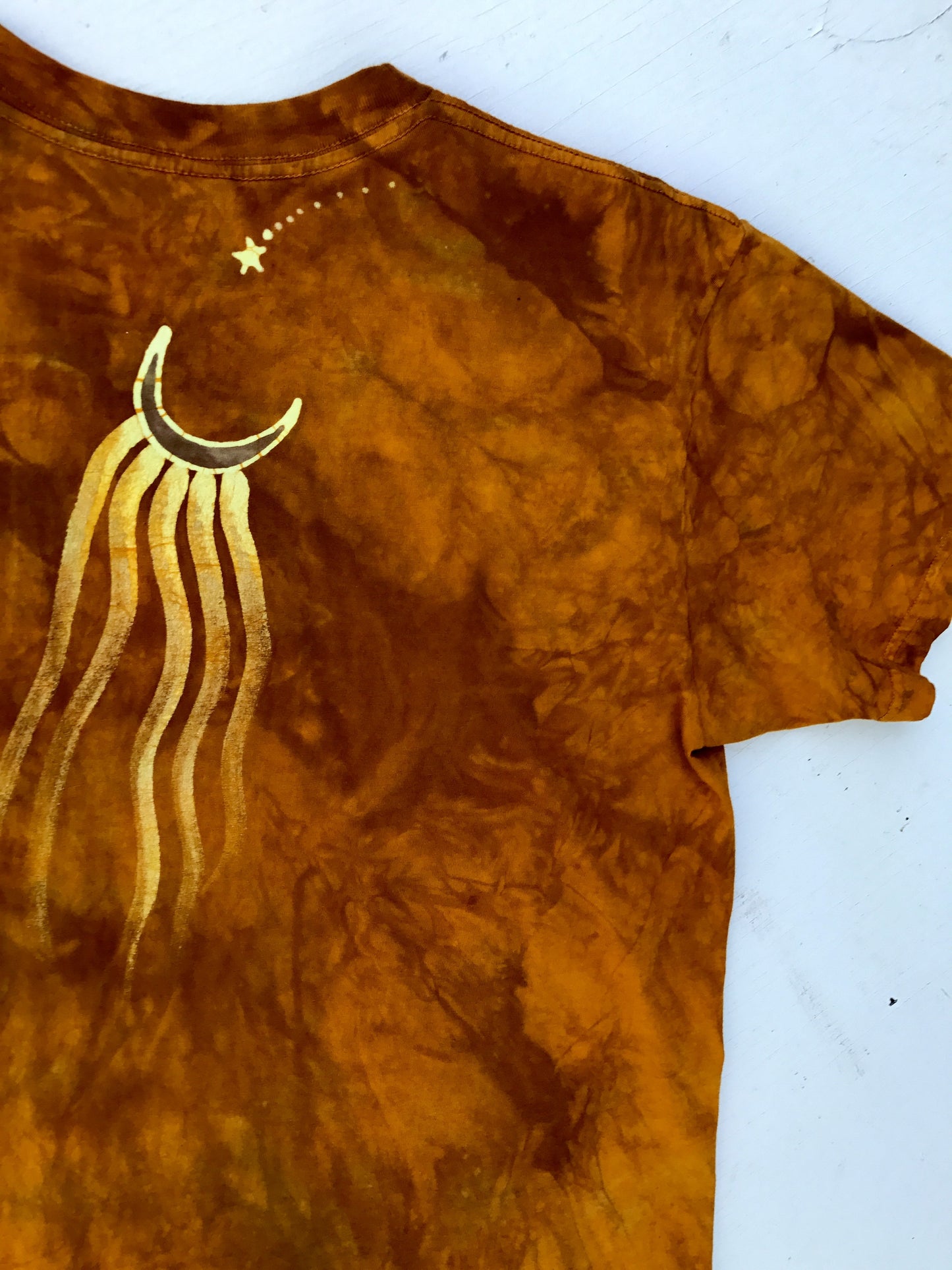Sunshine Eclipse Handmade Batikwalla Tshirt - Size Large