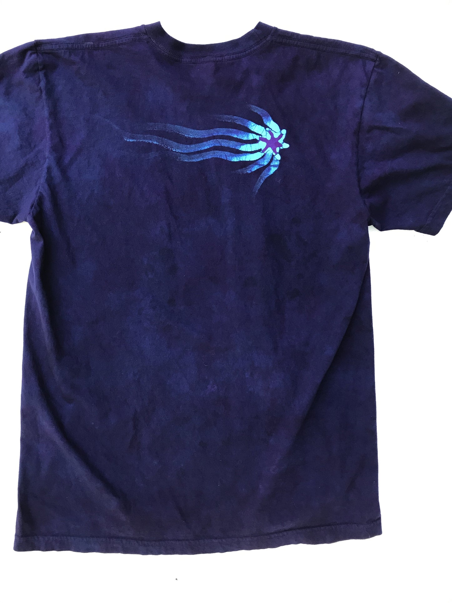 Midnight Moonbeams Handmade Batikwalla Tshirt