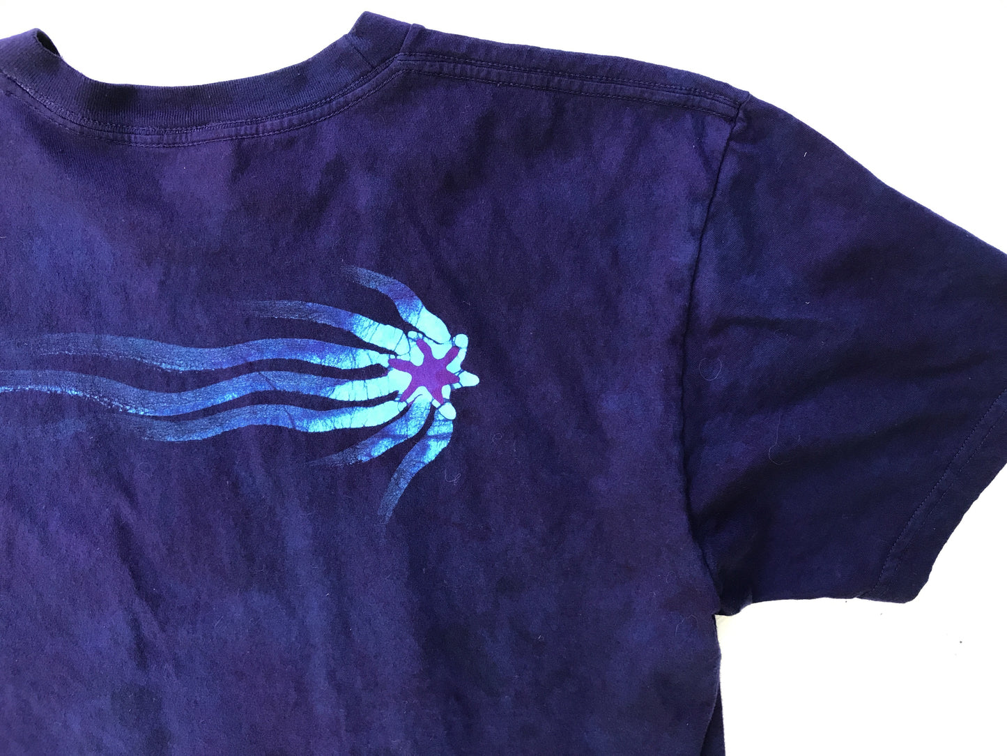 Midnight Moonbeams Handmade Batikwalla Tshirt