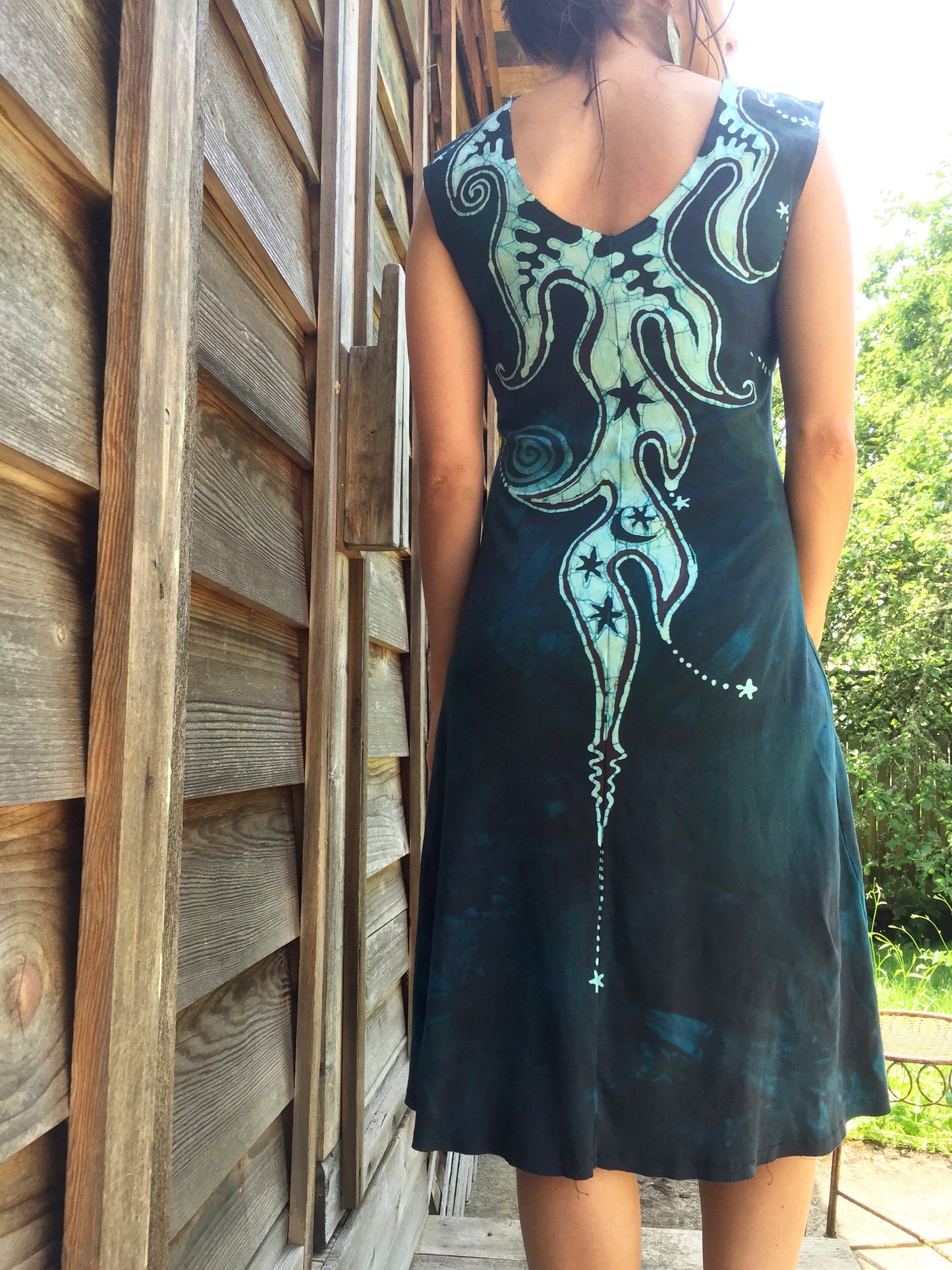 Aquarius Blooming Organic Cotton Batik Dress - Batikwalla
- 5
