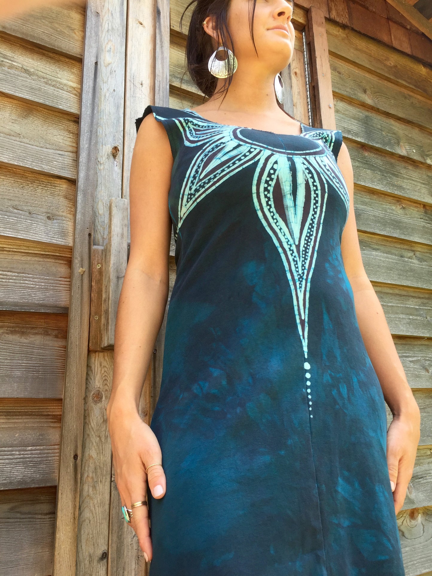 Aquarius Blooming Organic Cotton Batik Dress - Batikwalla
- 3