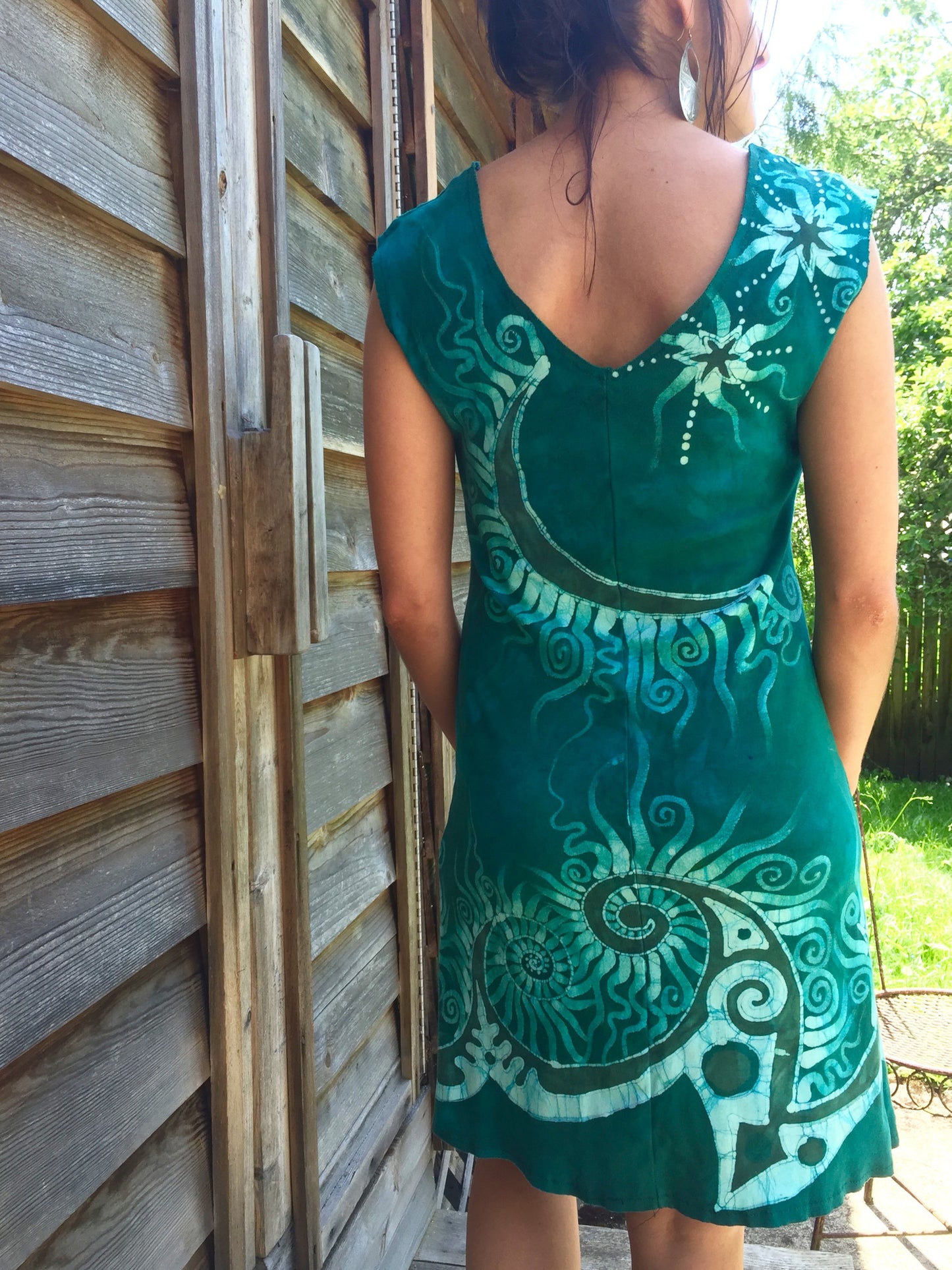 Caribbean Forest Organic Cotton Batik Dress - Batikwalla
- 3