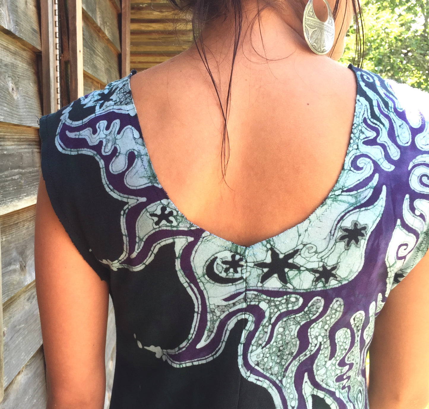 Cascading Tree Mountain Organic Cotton Batik Dress - Batikwalla
- 5