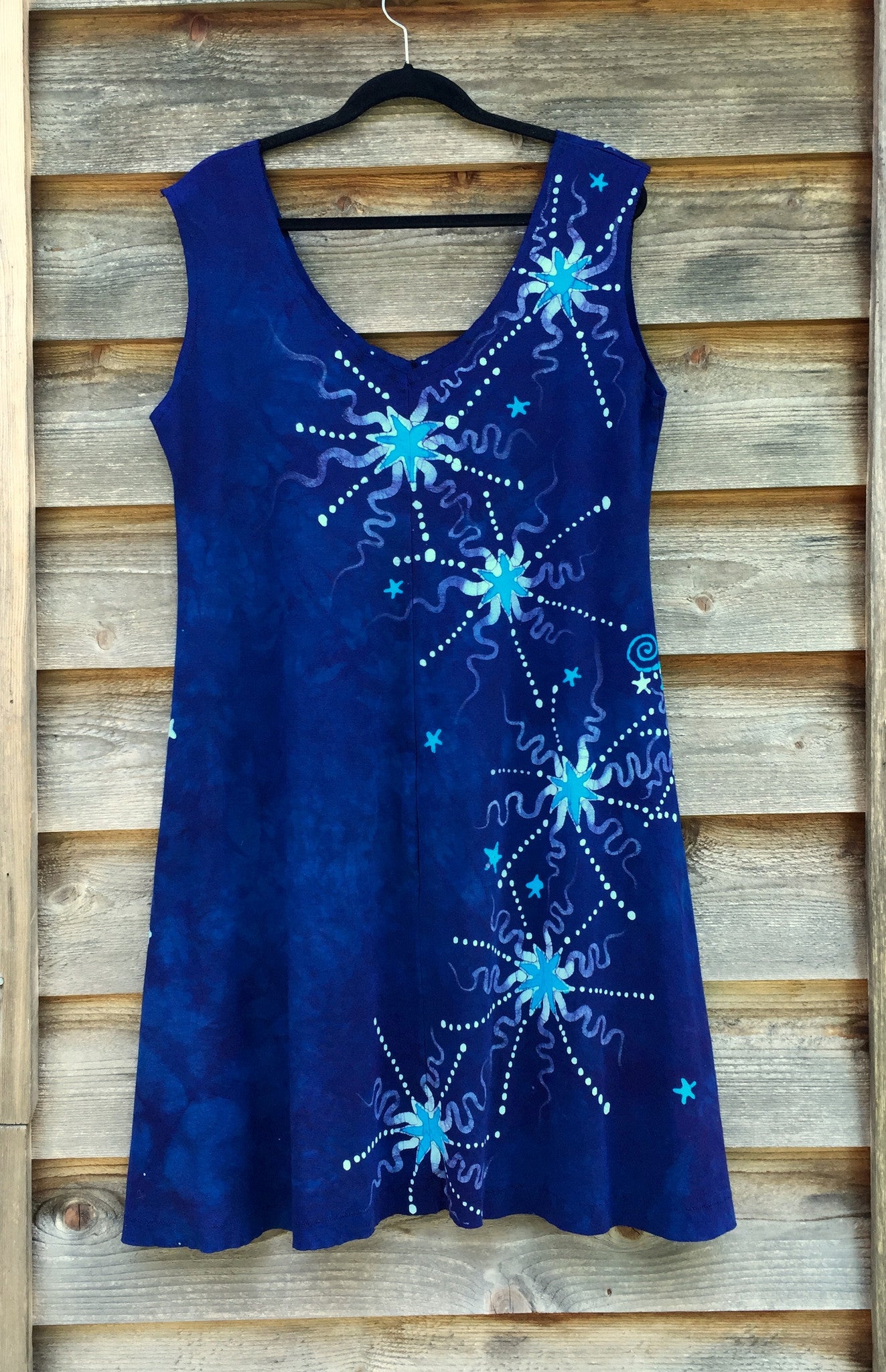 Blue Nebula Organic Cotton Batik Dress - Batikwalla
- 7